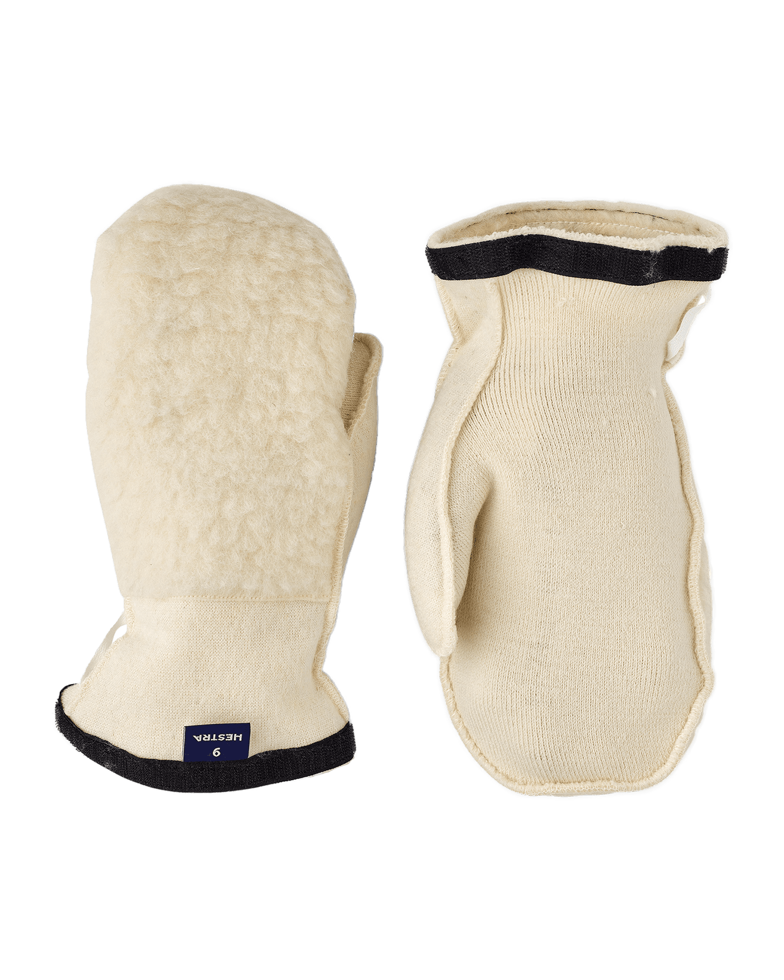 Heli Ski Wool Liner - Mitt Offwhite