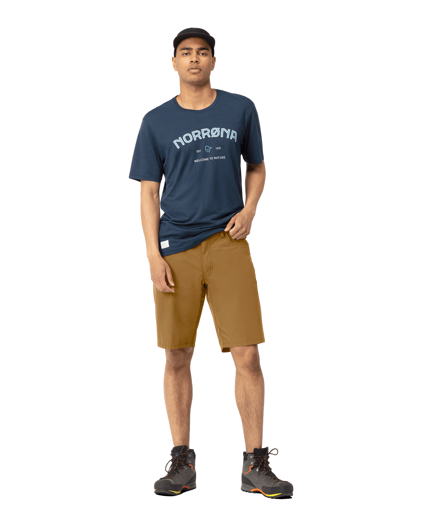 Femund Cotton Shorts M Camelflage