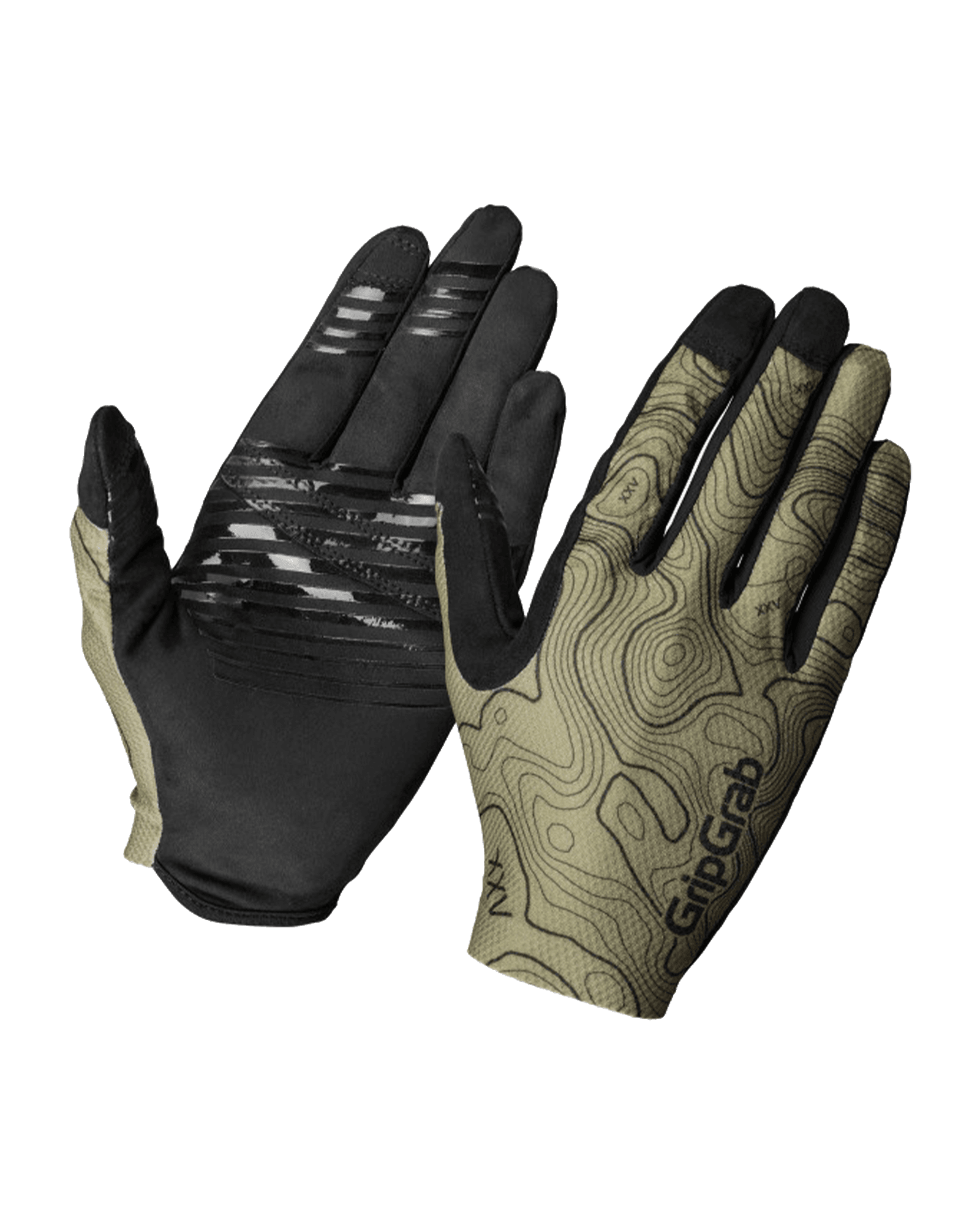 Rebel Full Finger Gloves Olive Green