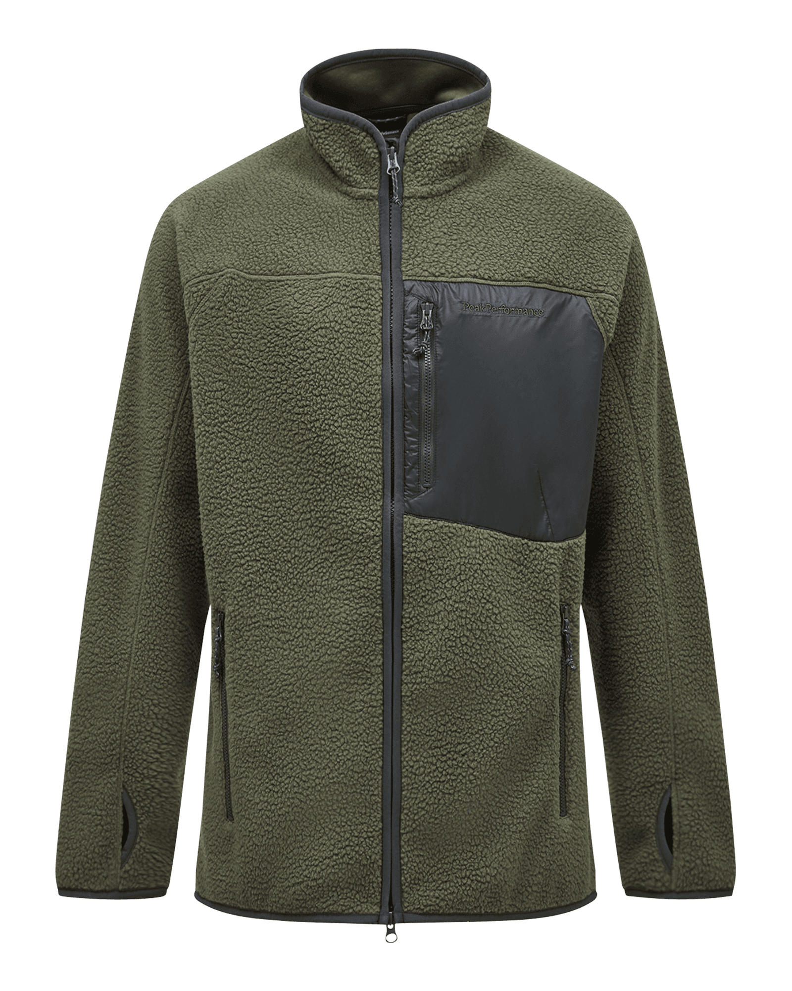 Pile Zip Jacket M Pine Needle