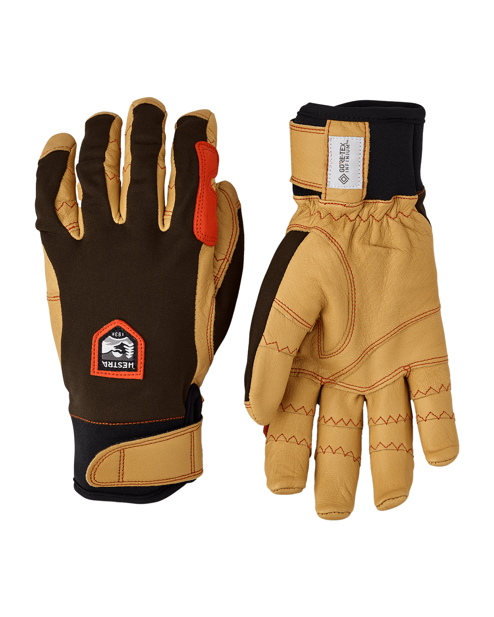 Ergo Grip Active - 5 Finger Dark Forest/Naturbrun