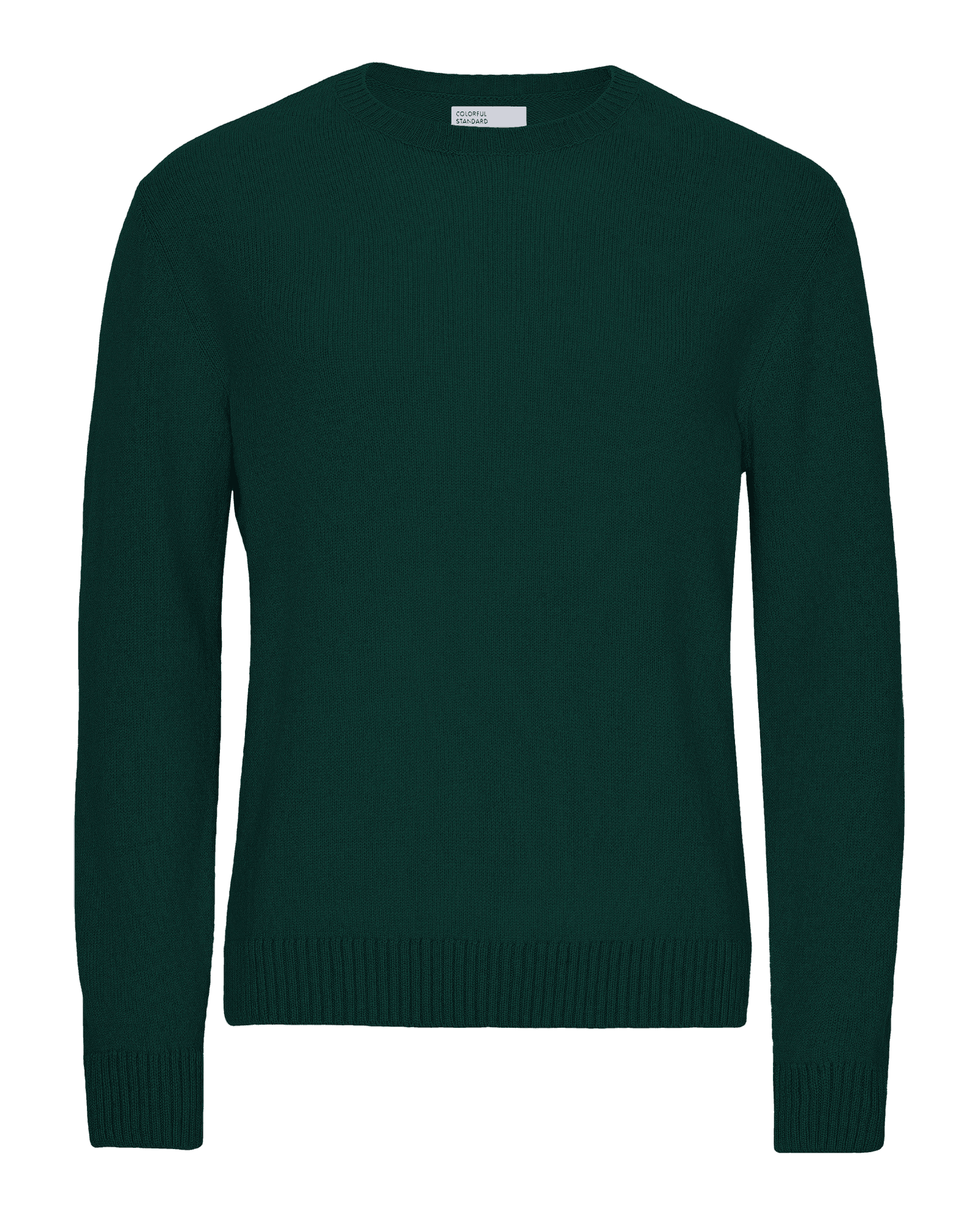 Classic Merino Wool Crew M Emerald Green
