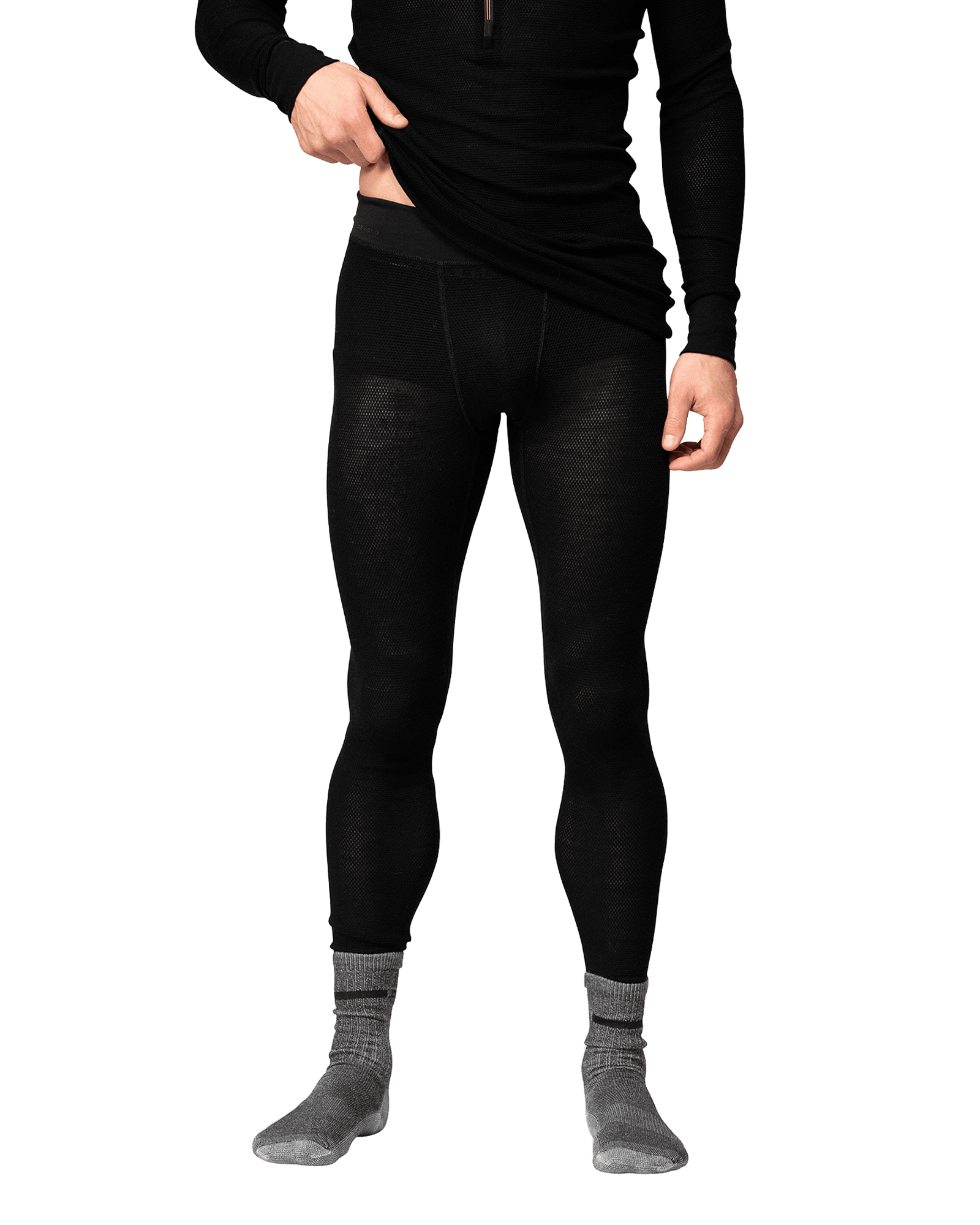 Wool Mesh 190 Longs M Caviar