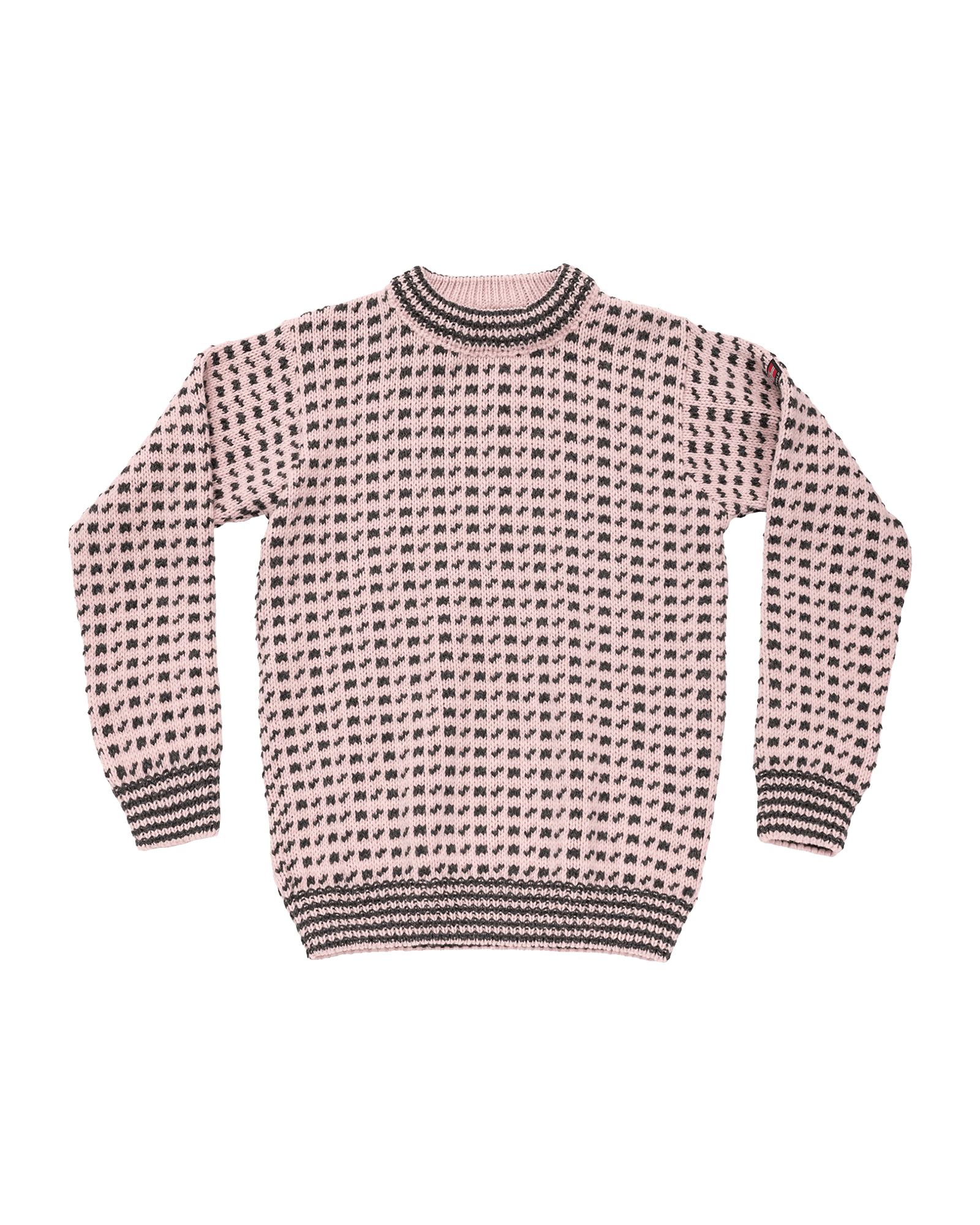 Original Islender Wool Sweater Chalk Pink/Anthracite