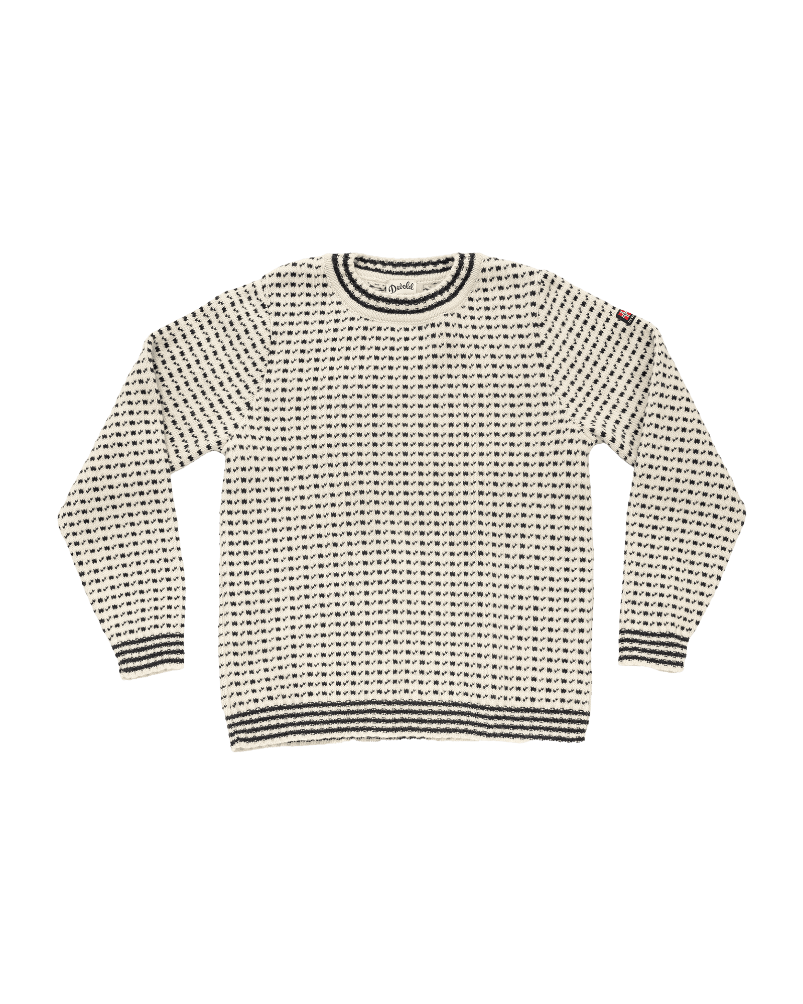 Islender Refined Sweater Offwhite/Ink