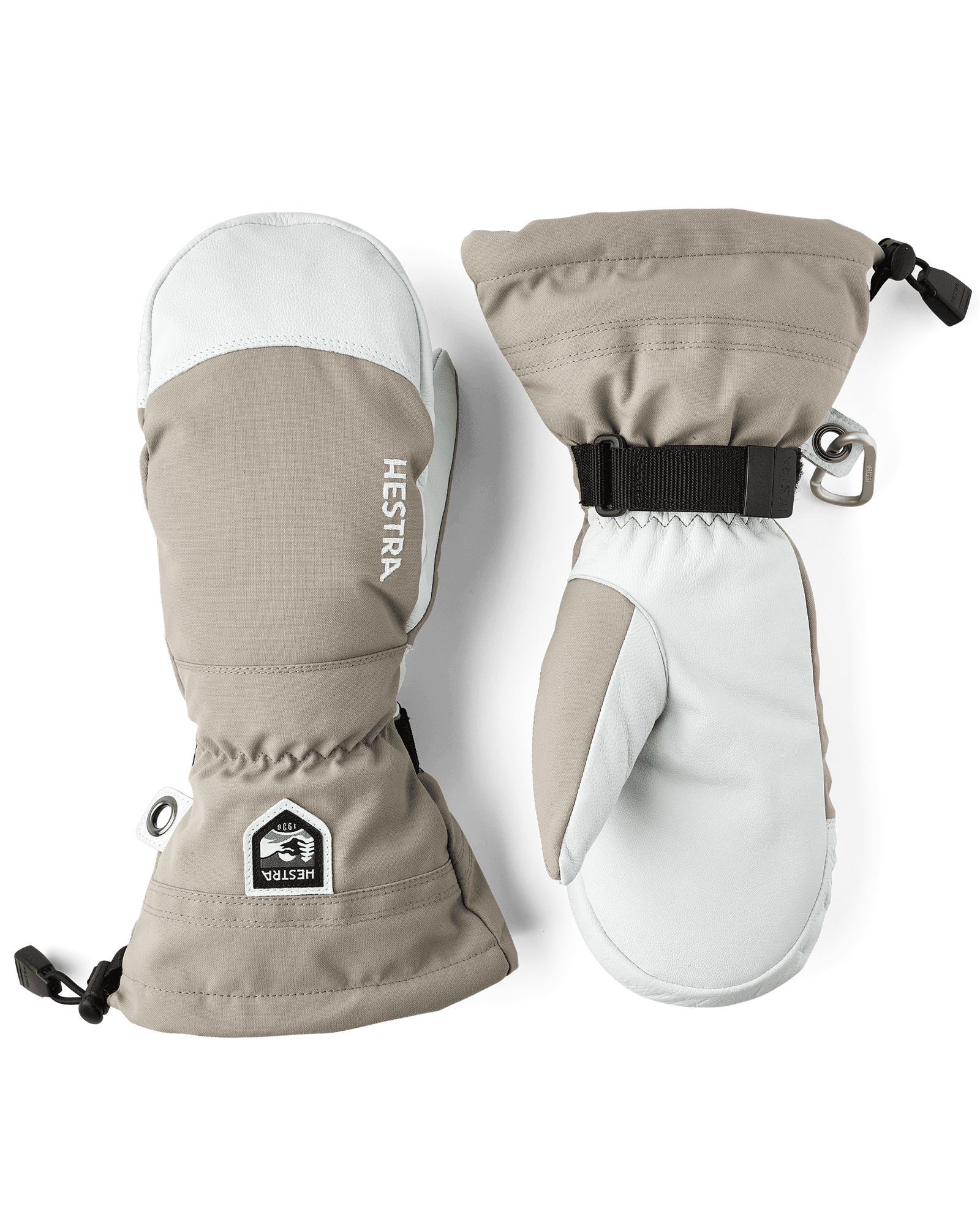 Army Leather Heli Ski - Mitt Khaki