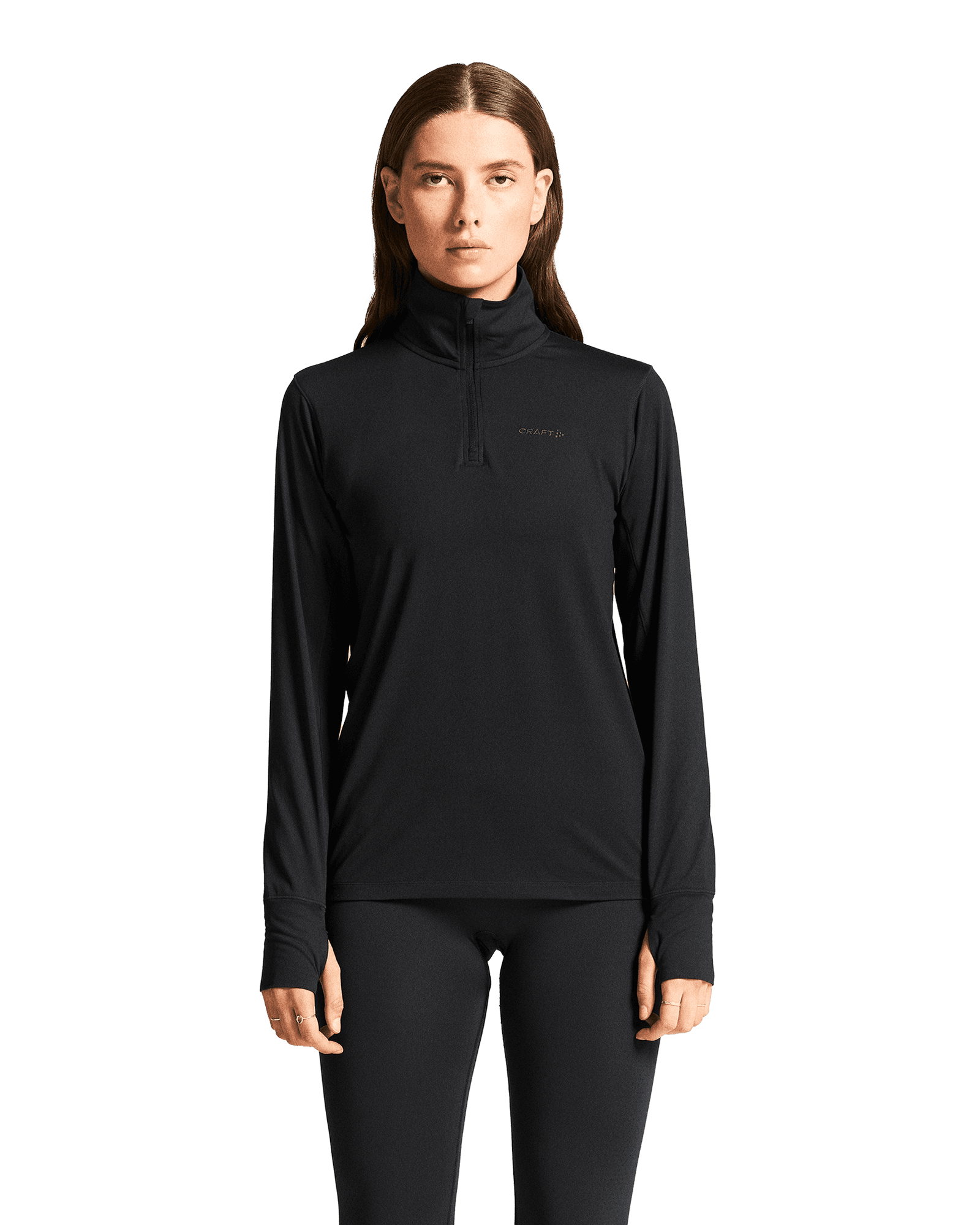 Flow H/Z L/S W Black Melange