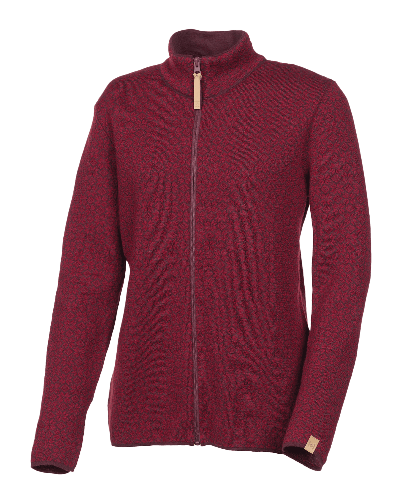 Fiona full zip Deep Red