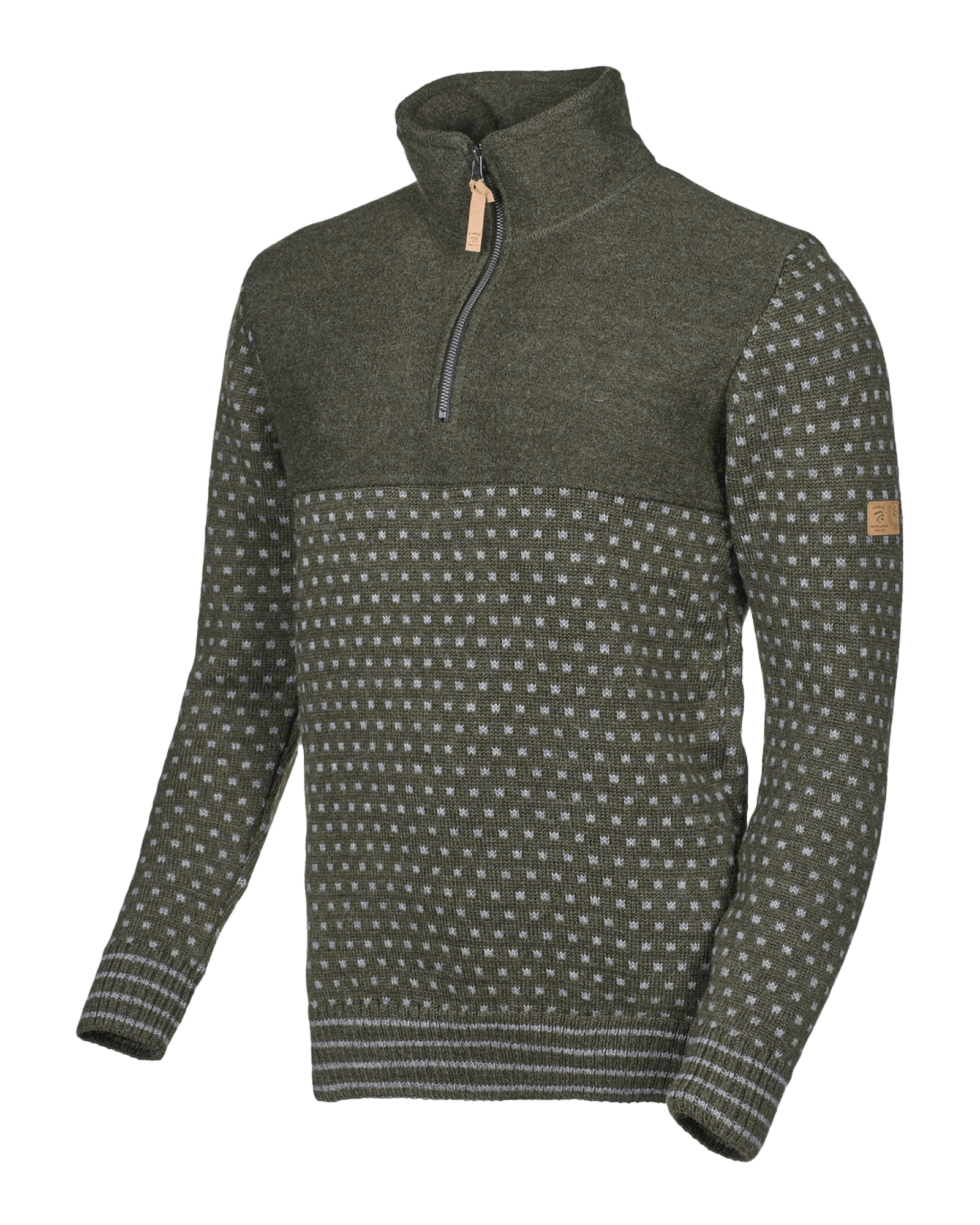 Sverre half zip Loden Green
