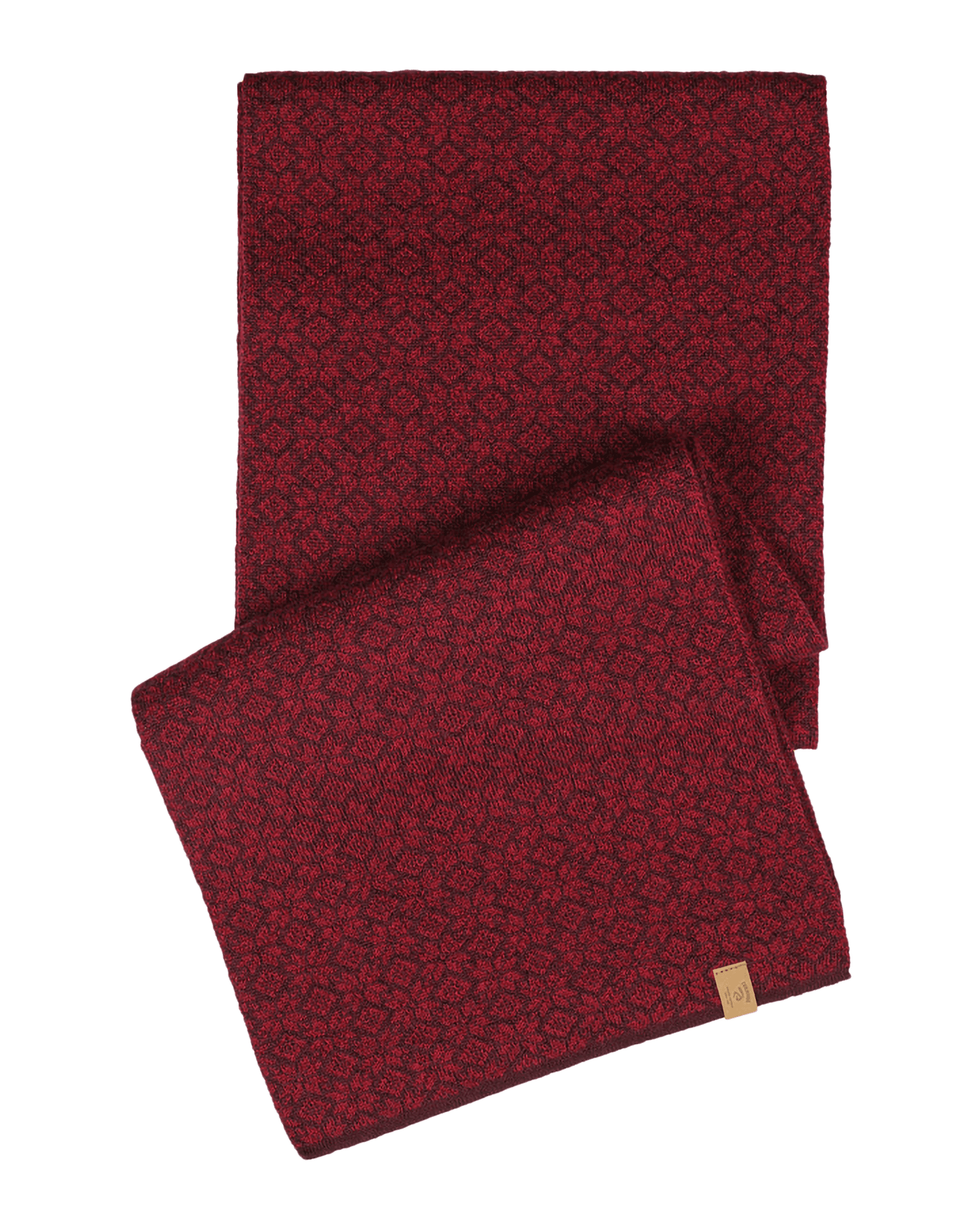 Fiona scarf Deep Red