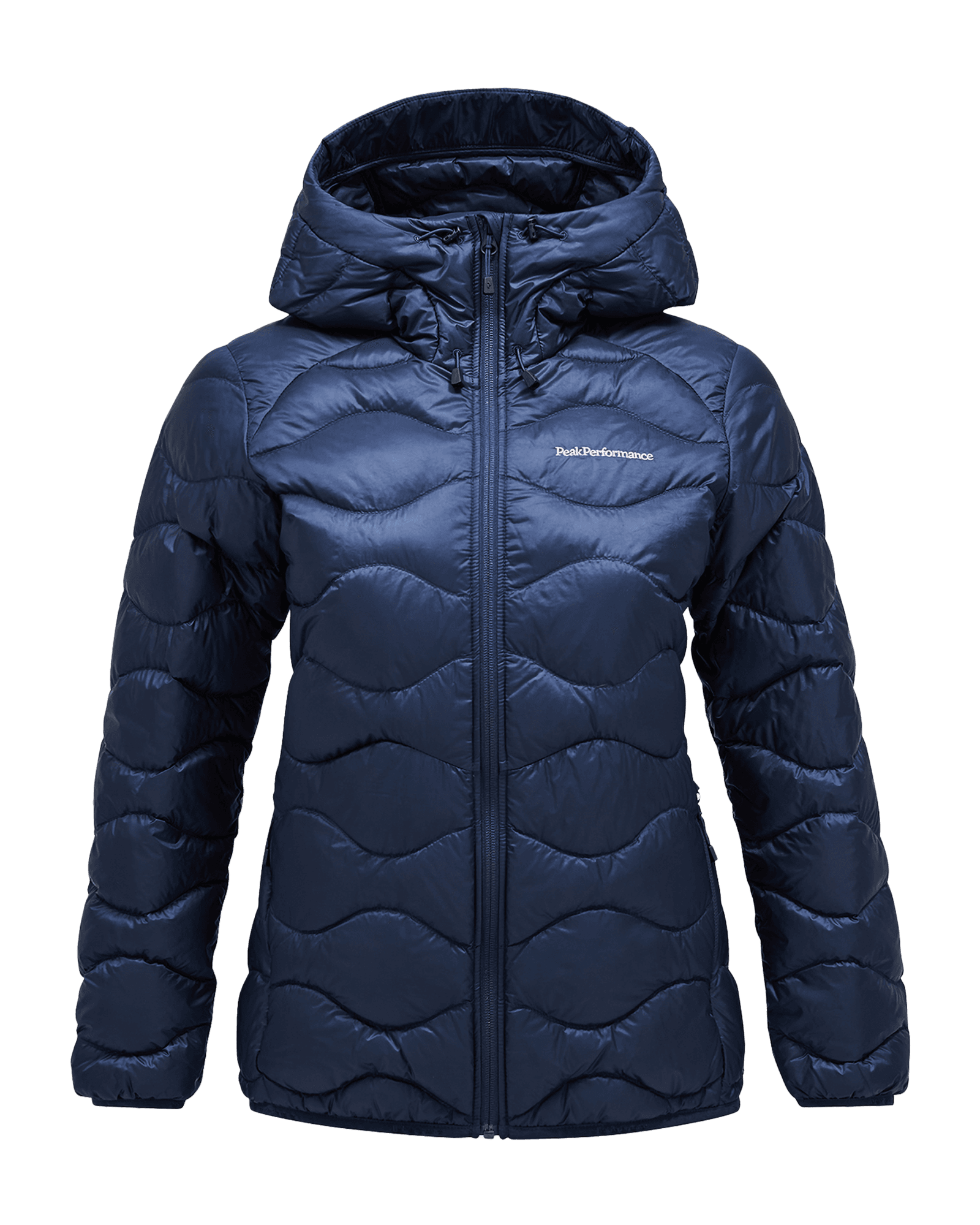 Helium Down Hood Jacket W Blue Shadow