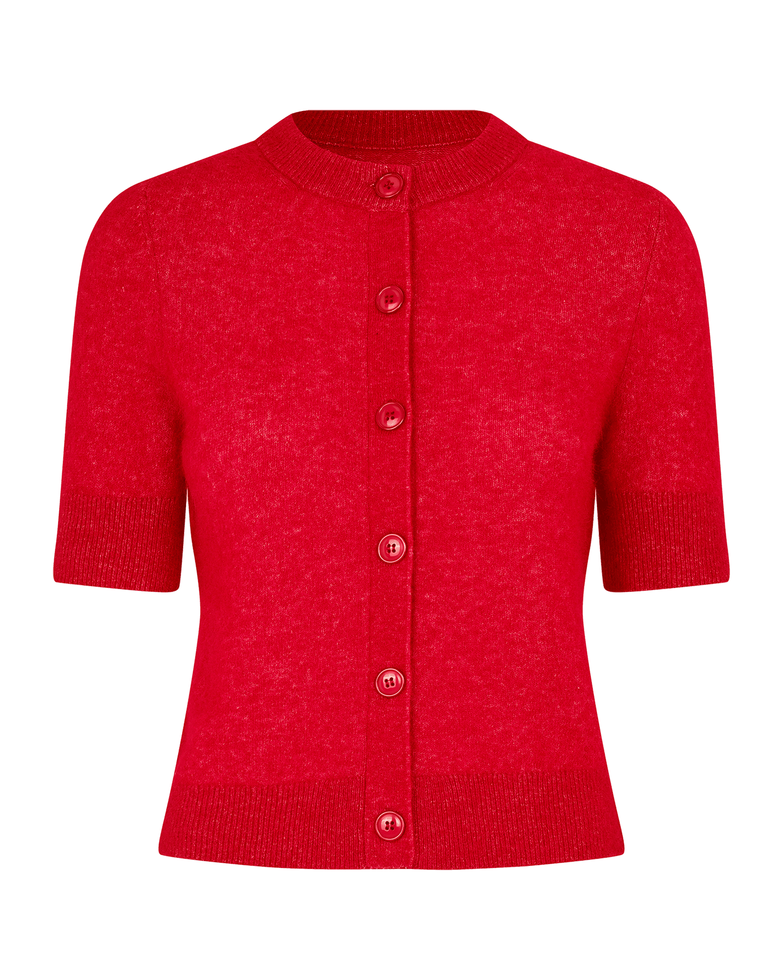 Sanoura S/S Cardigan 15556 W Haute Red