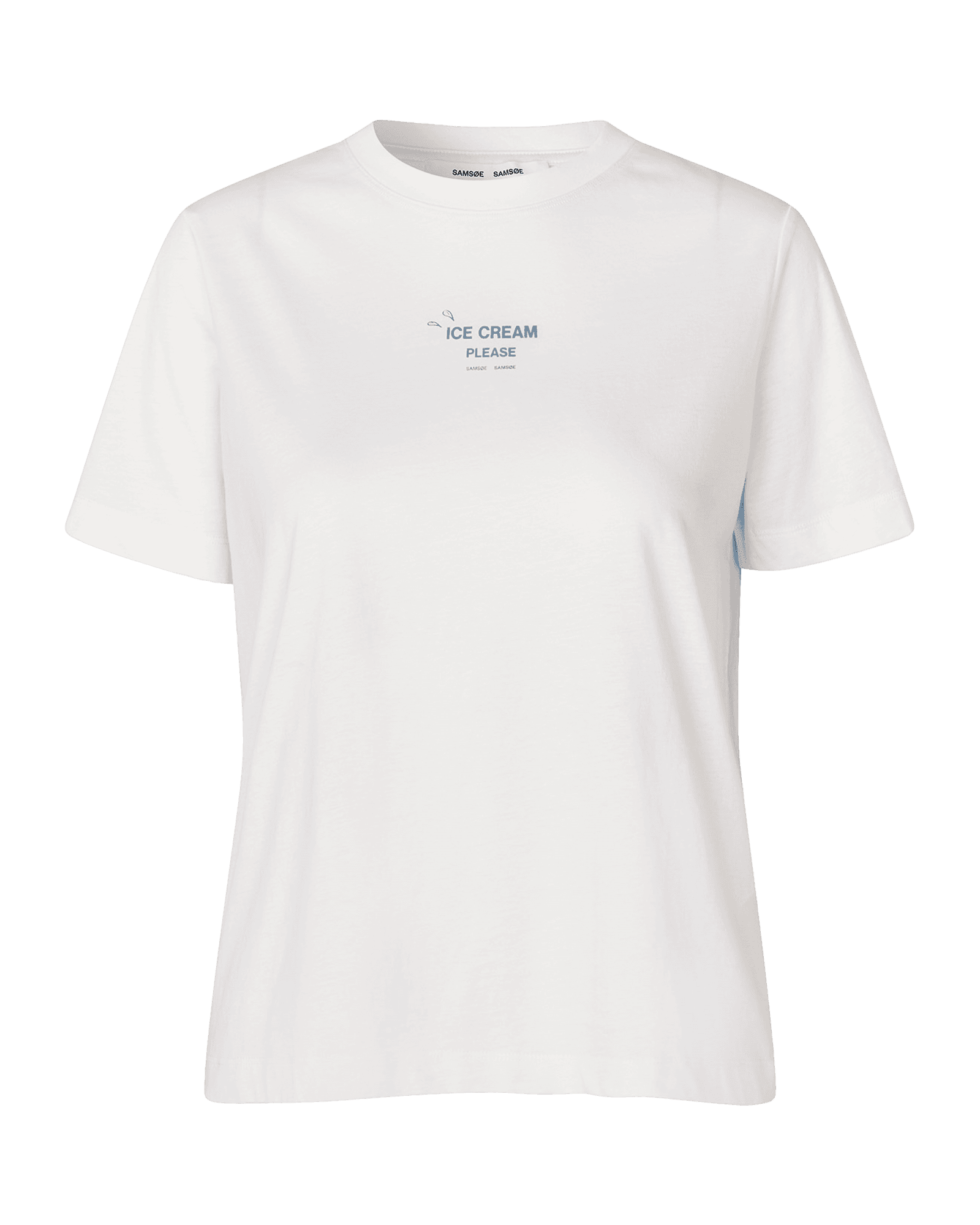 Sacamino T-Shirt S/S 15276 W Ice Blue Jasper