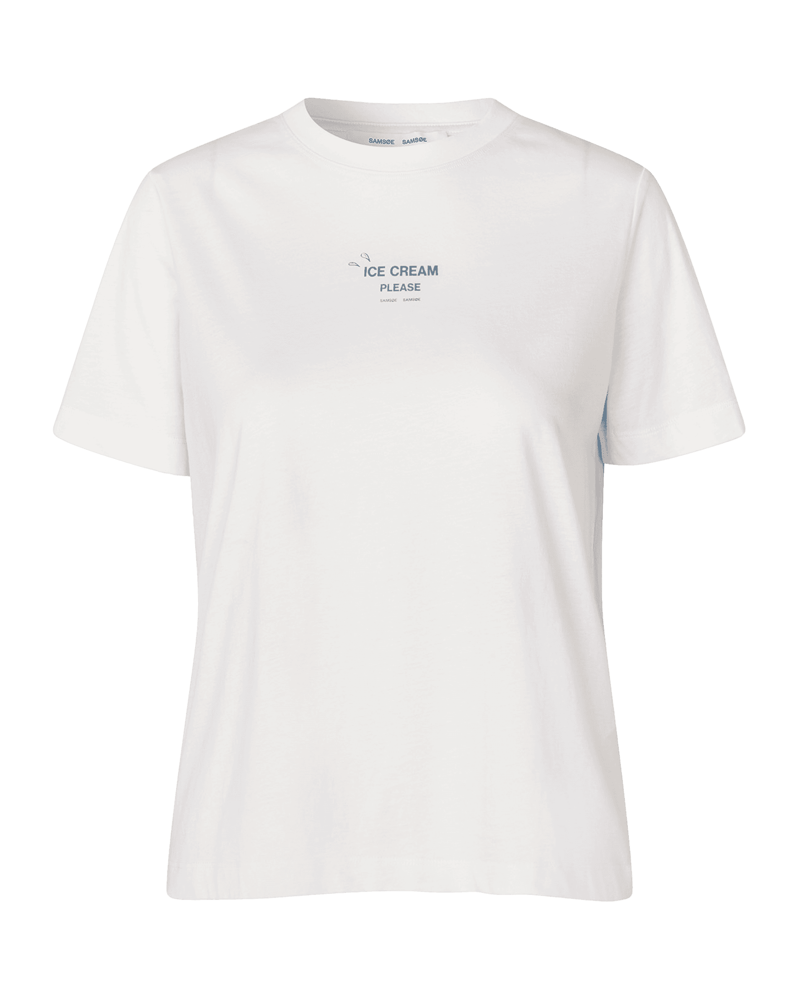 Sacamino T-Shirt S/S 15276 W Ice Blue Jasper