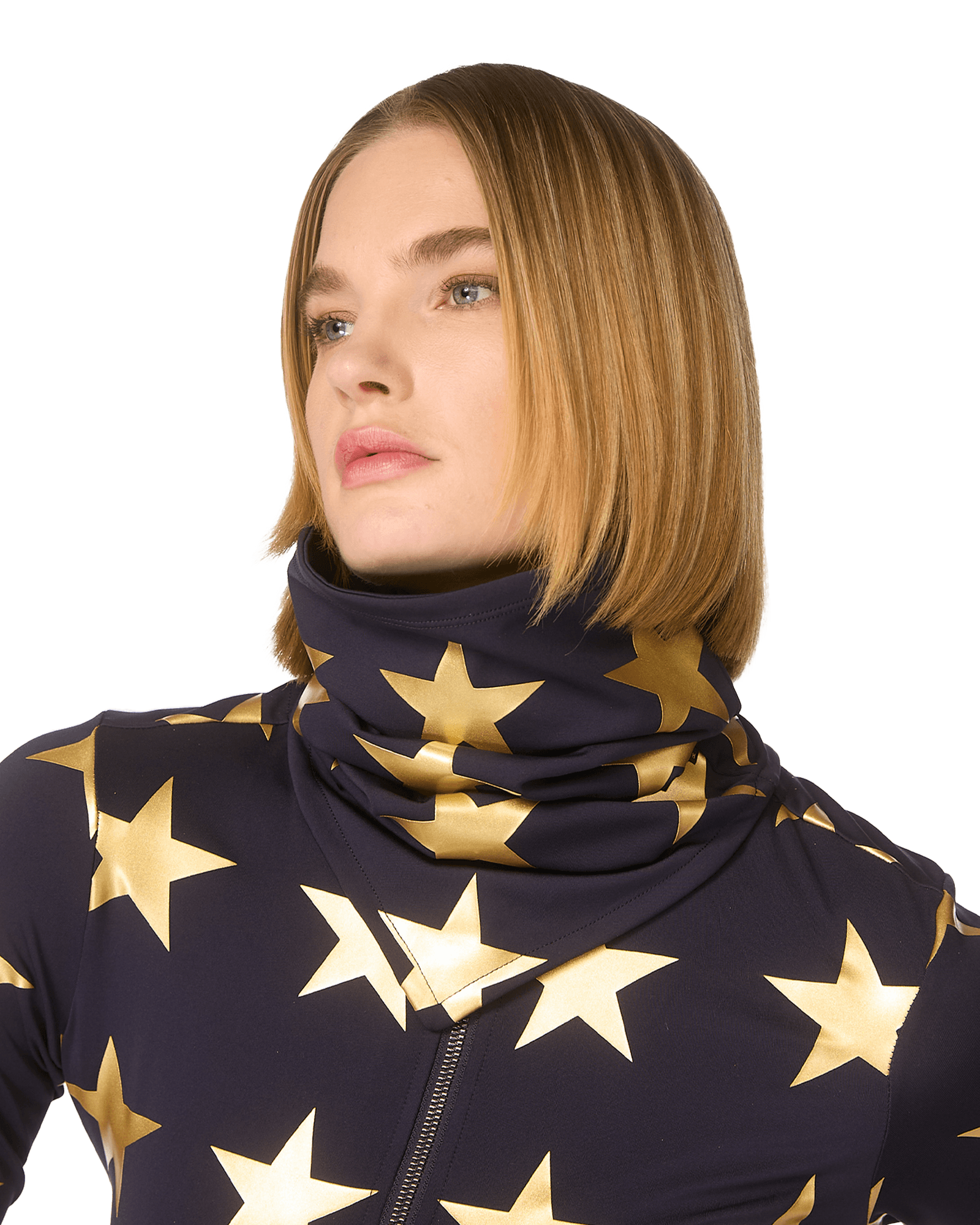 Lunaria Ski Pully Black/Gold