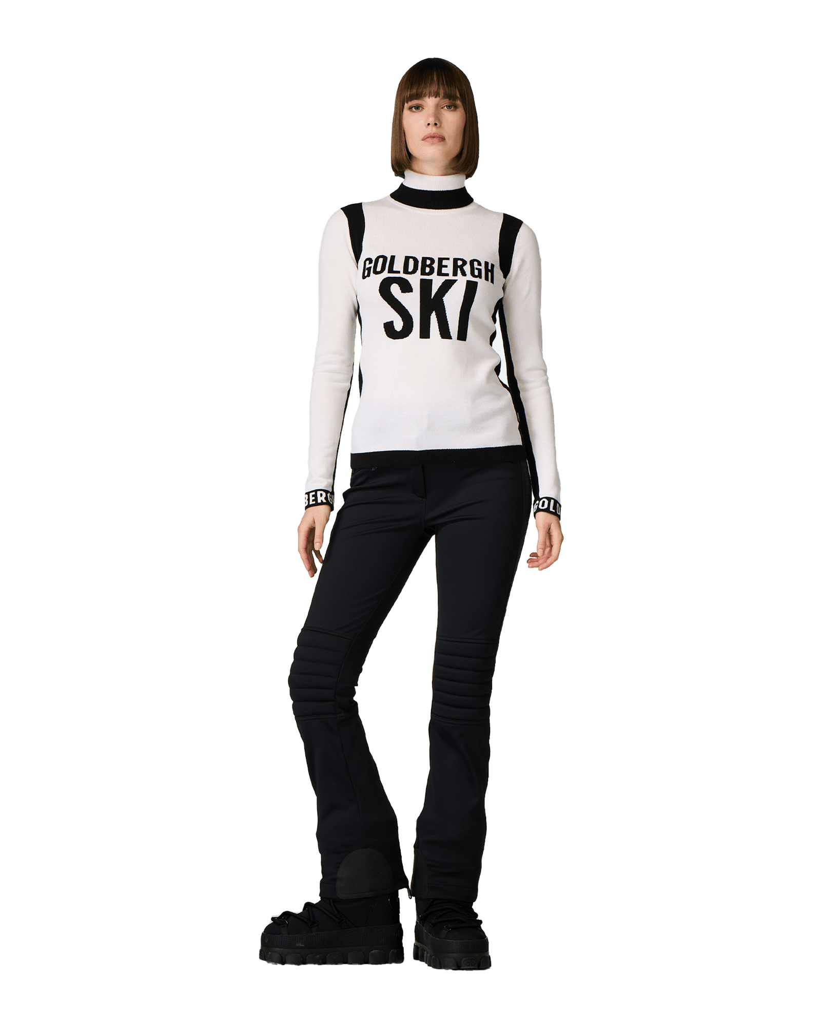 Noemi Long Sleeve Knit Sweater White