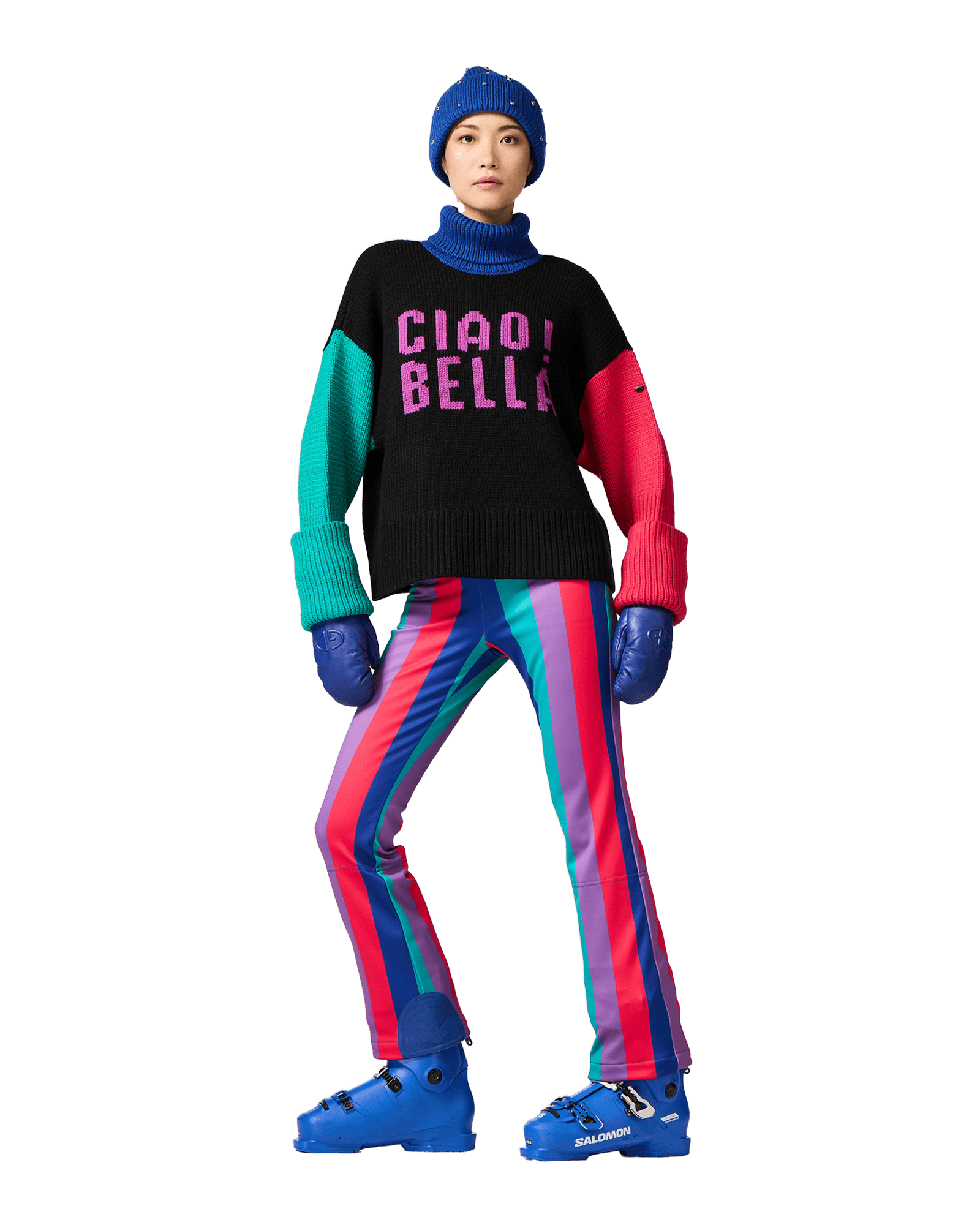 Siena Long Sleeve Knit Sweater Black