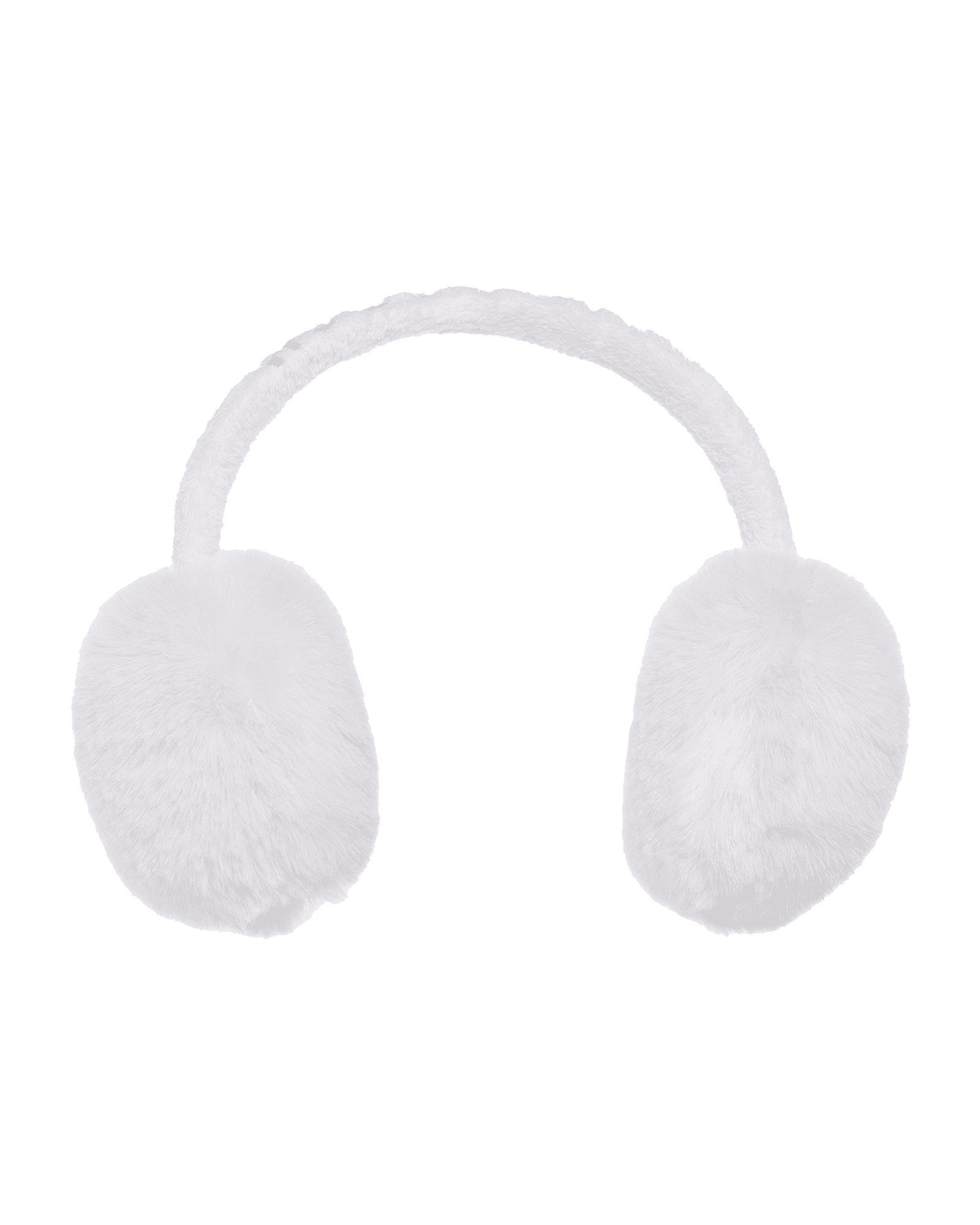 Fluffy Earwarmers White
