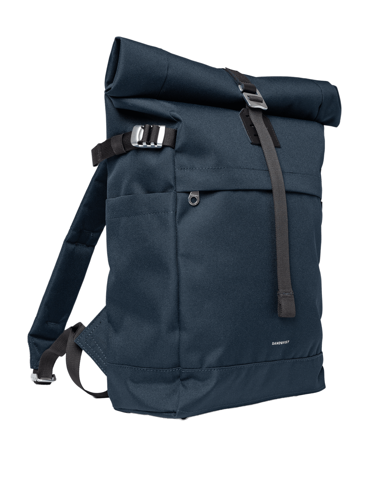 Navy with black leather