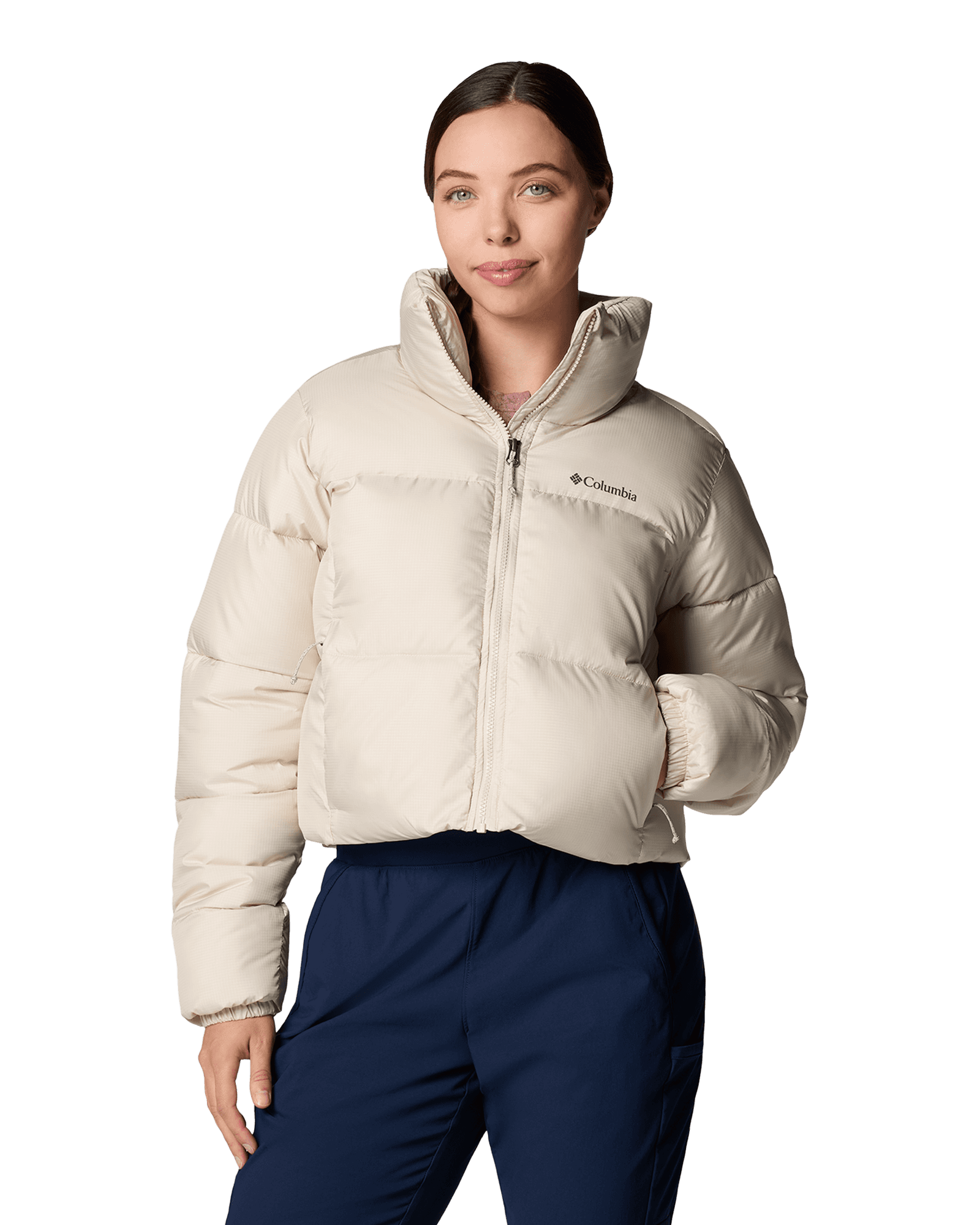 Puffect™ II Cropped Jacket W Dark Stone