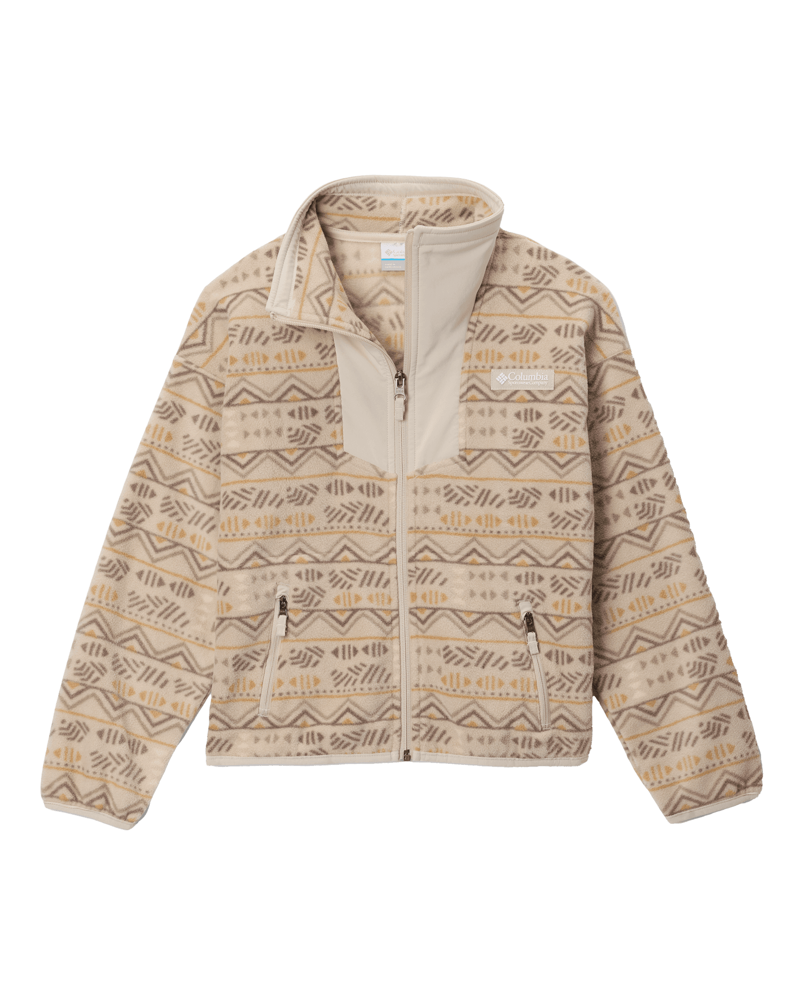 Sequoia Grove™ Printed Full Zip Fleece JR Dark Stone Horizons/Dark Stone