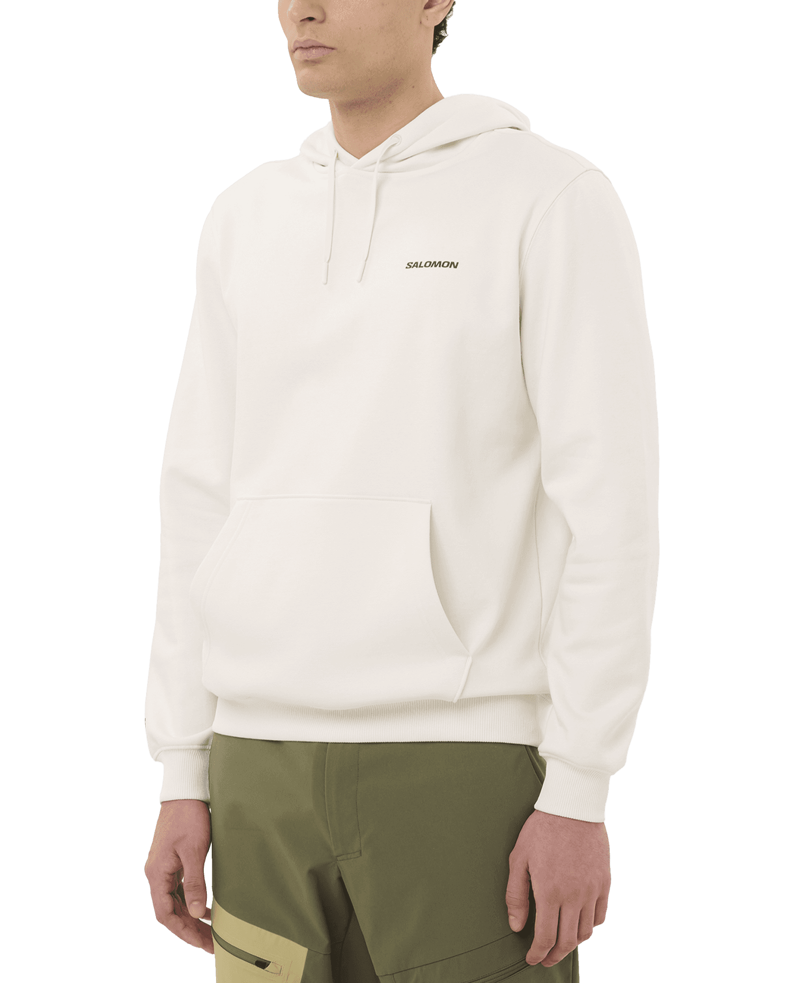 Chest Logo Hoodie M Whisper White
