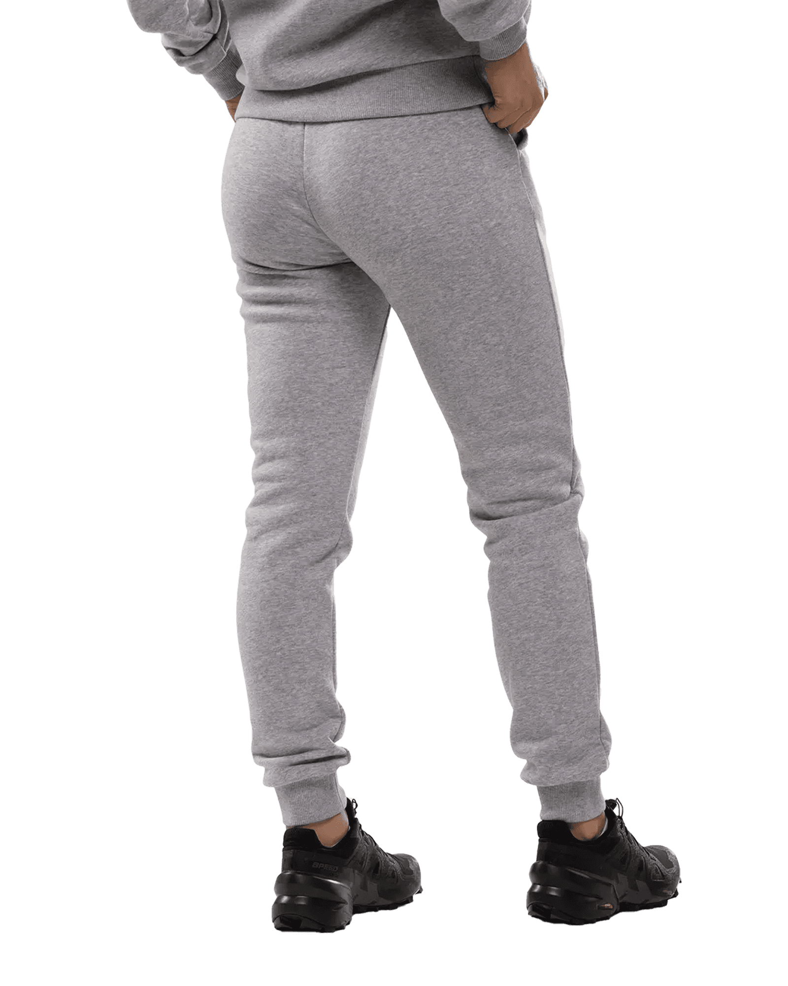 Grey Melange/White