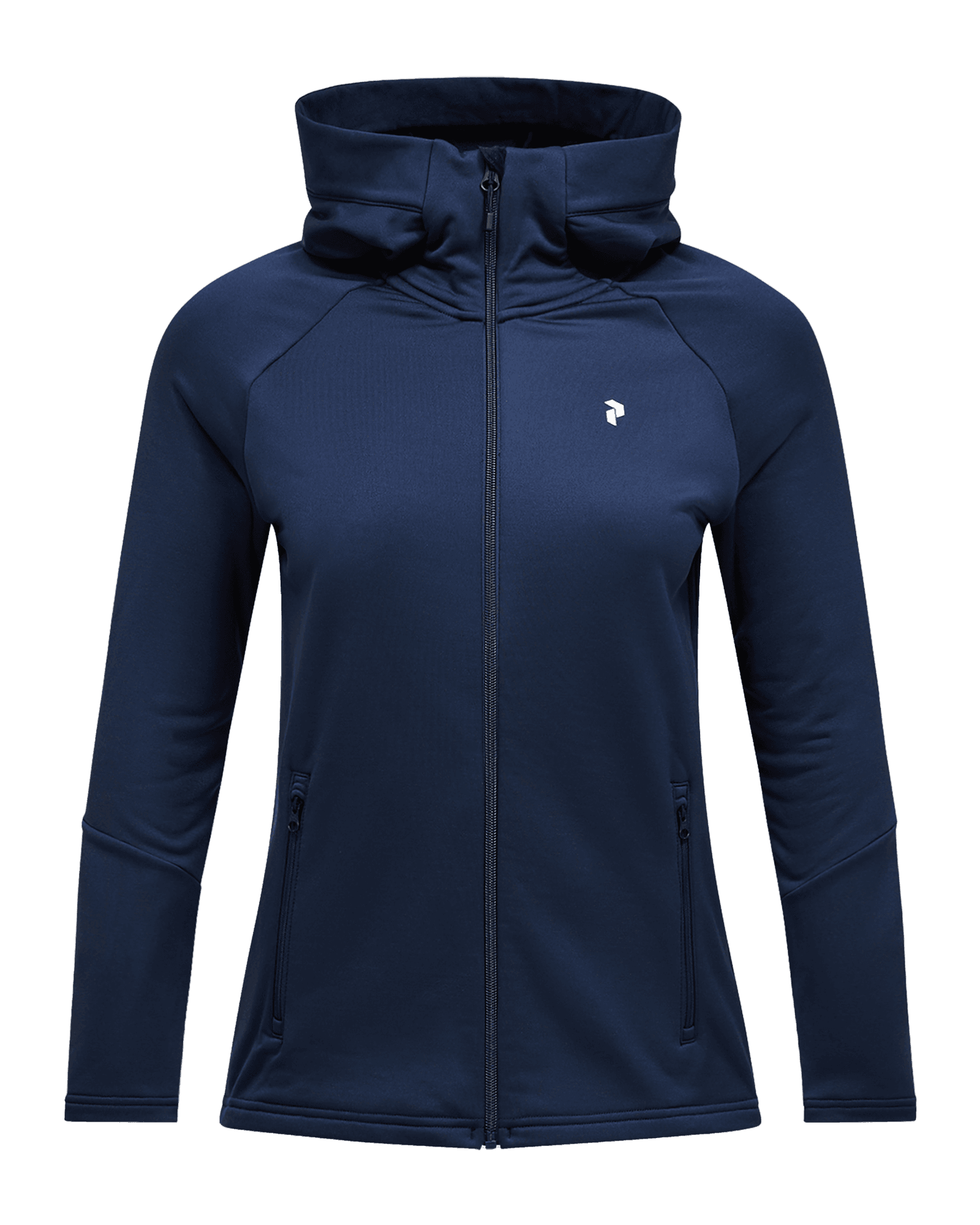 Rider Essentials Zip Hood W Blue Shadow/Blue Shadow