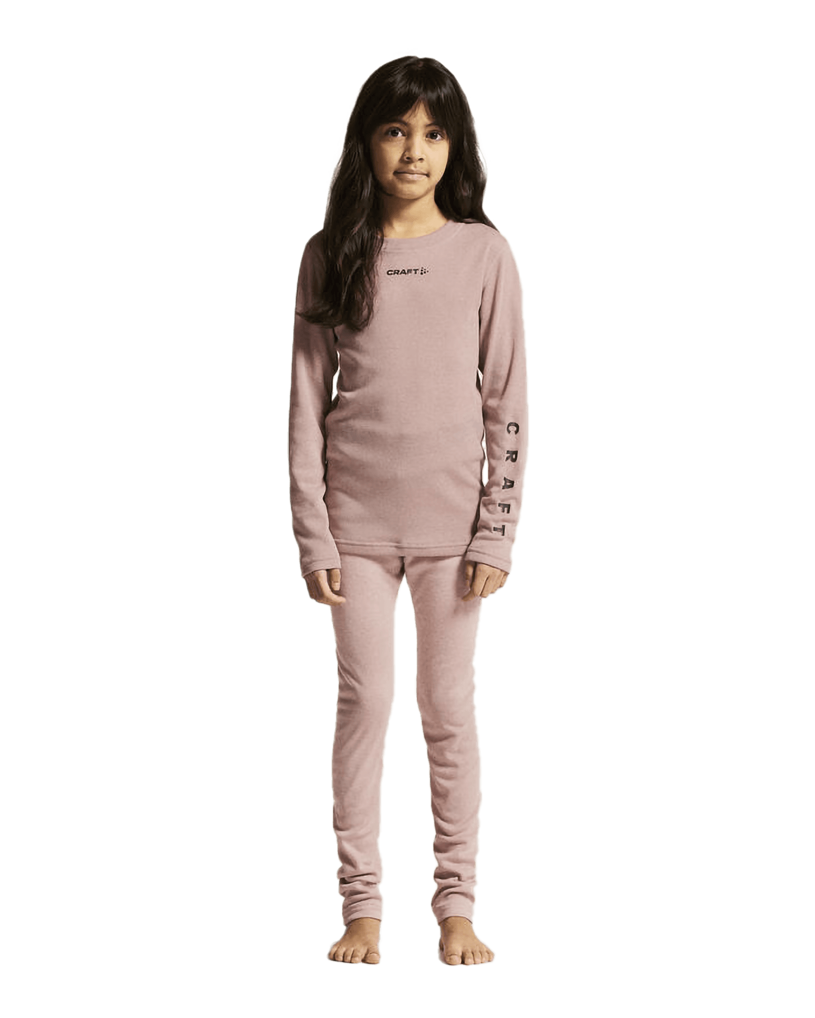 Core Warm Baselayer Set Jr Charm/Dk Plu