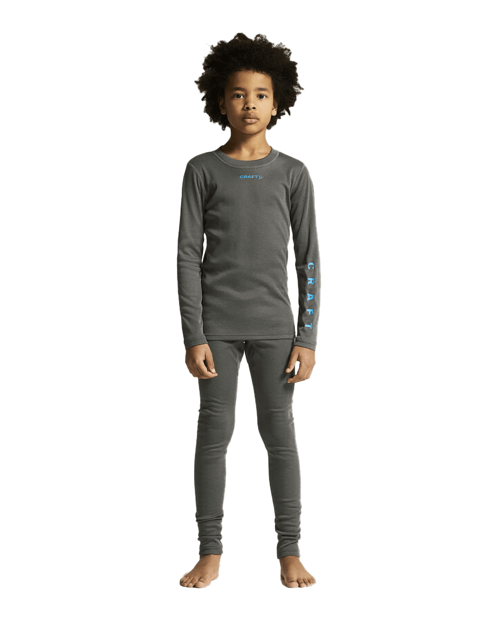 Core Warm Baselayer Set Jr Granite/Ray
