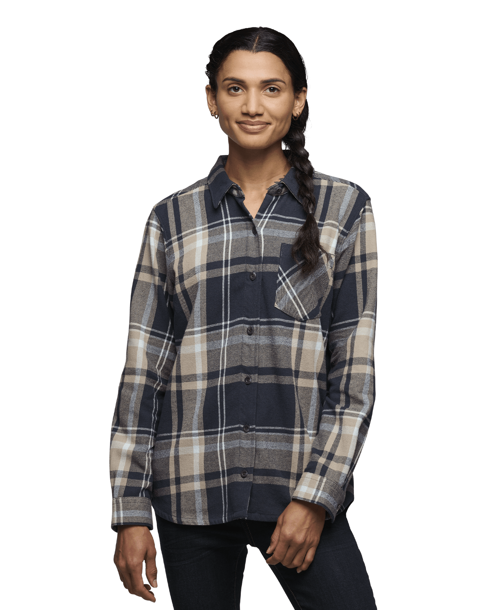 Project Flannel W Charcoal-Moonstone Plaid