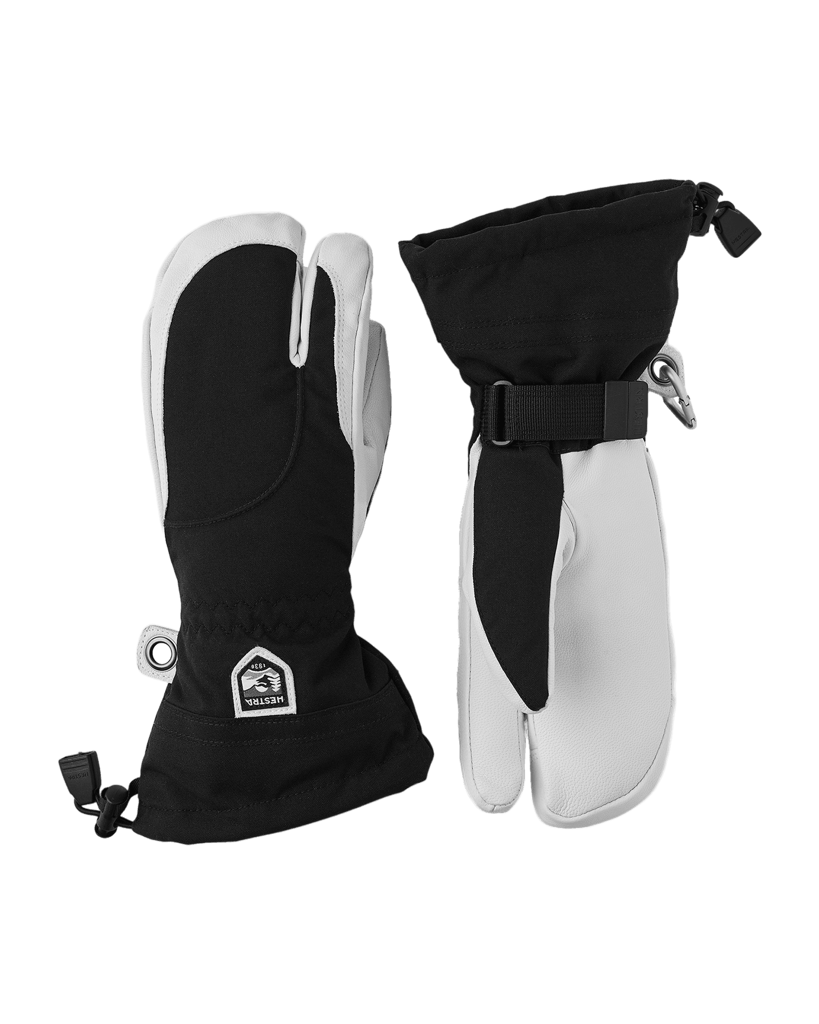 Heli Ski Female - 3 Finger Black/Offwhite