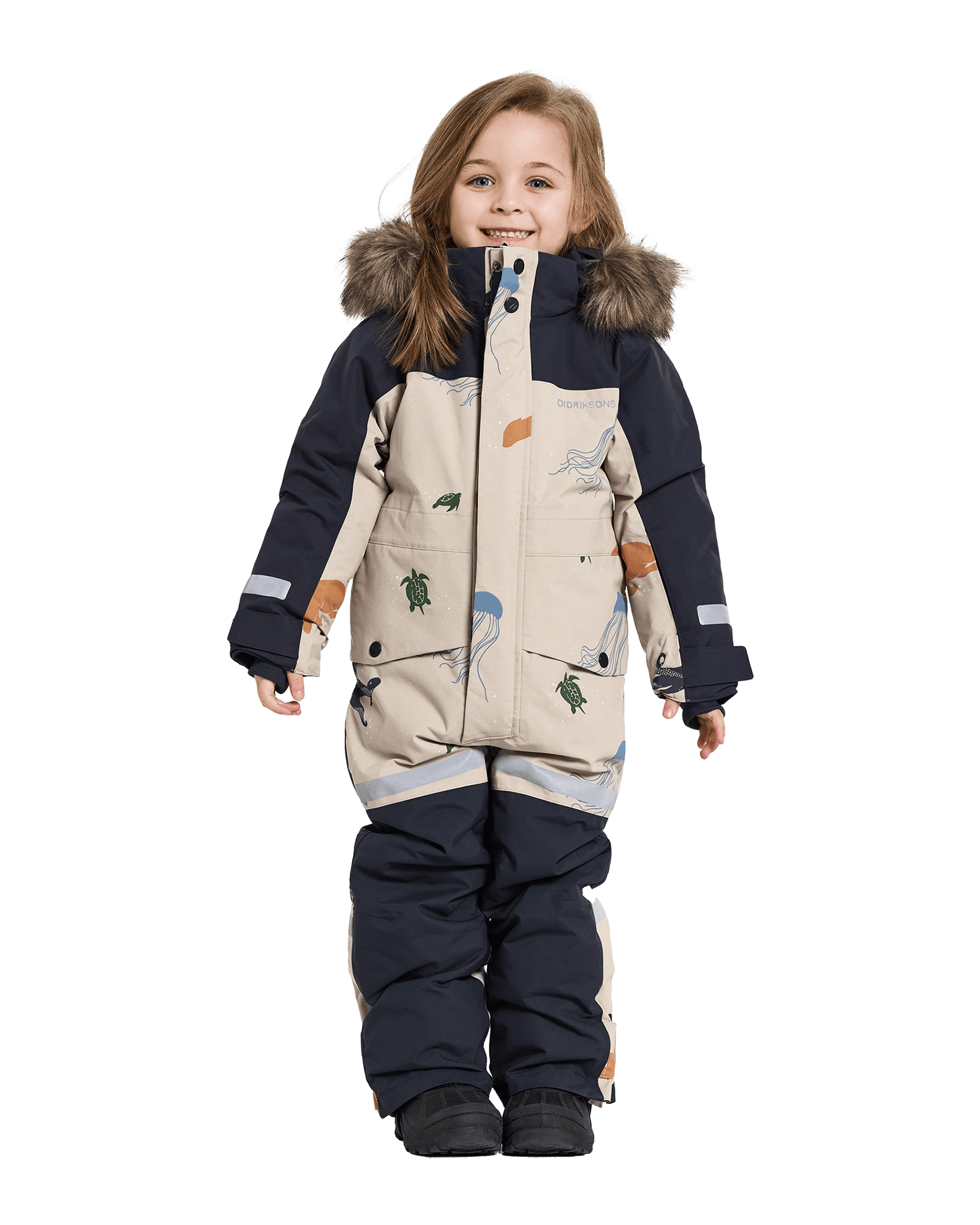 Bjärven Cover Set 2 JR Winter Ocean Multi Reflex