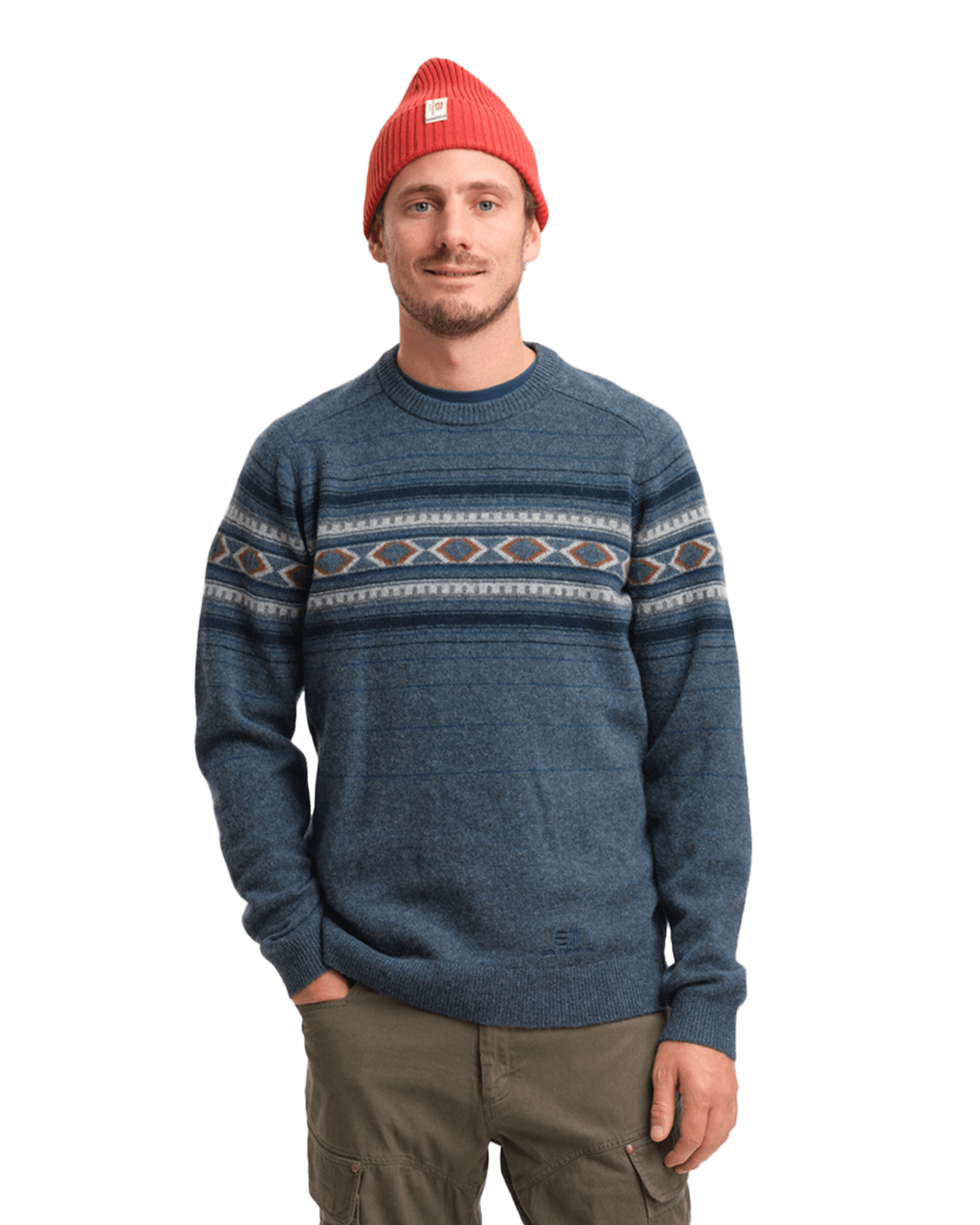 Fionnay Knit M Indian Blue