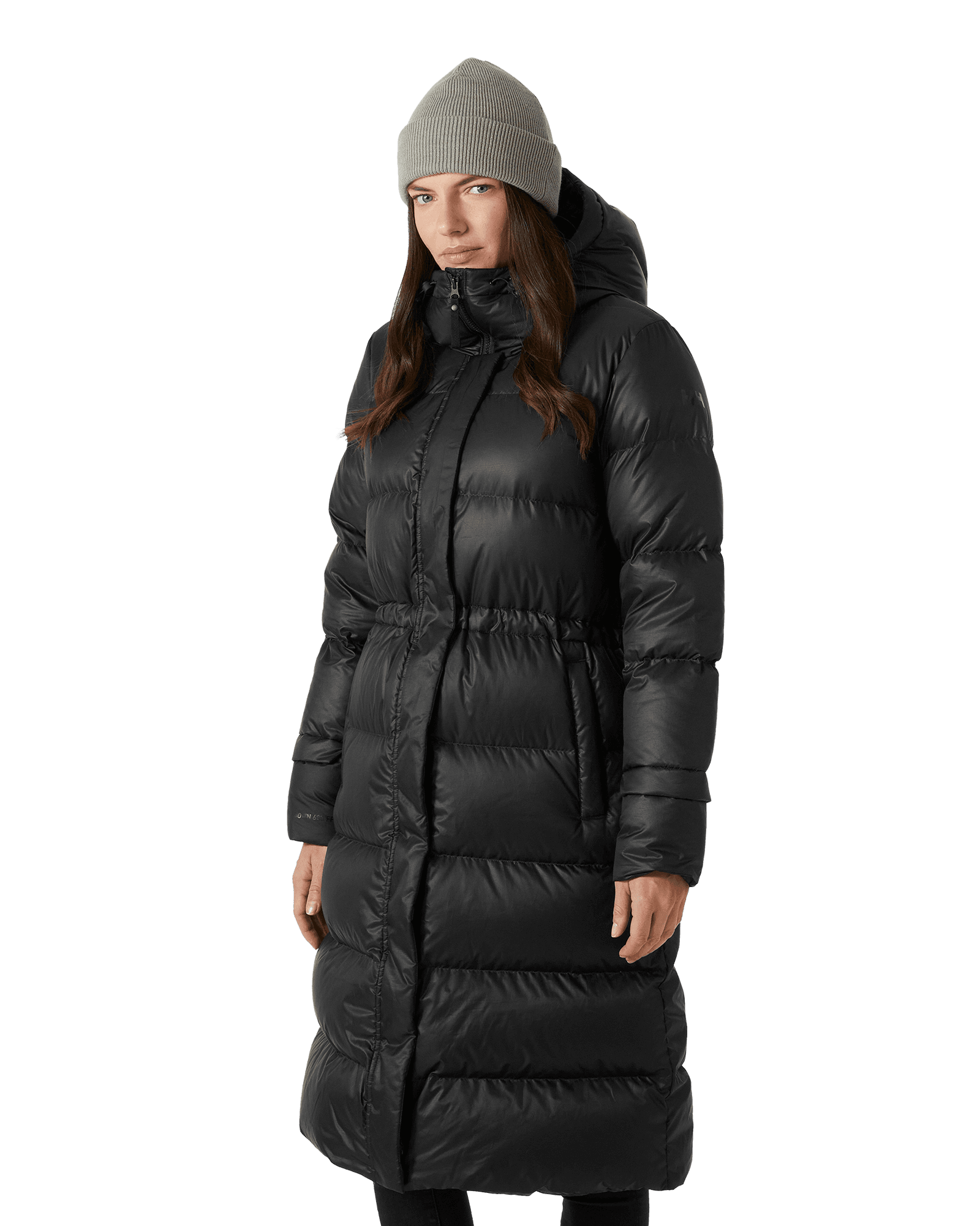 Essence Long Down Coat W Black
