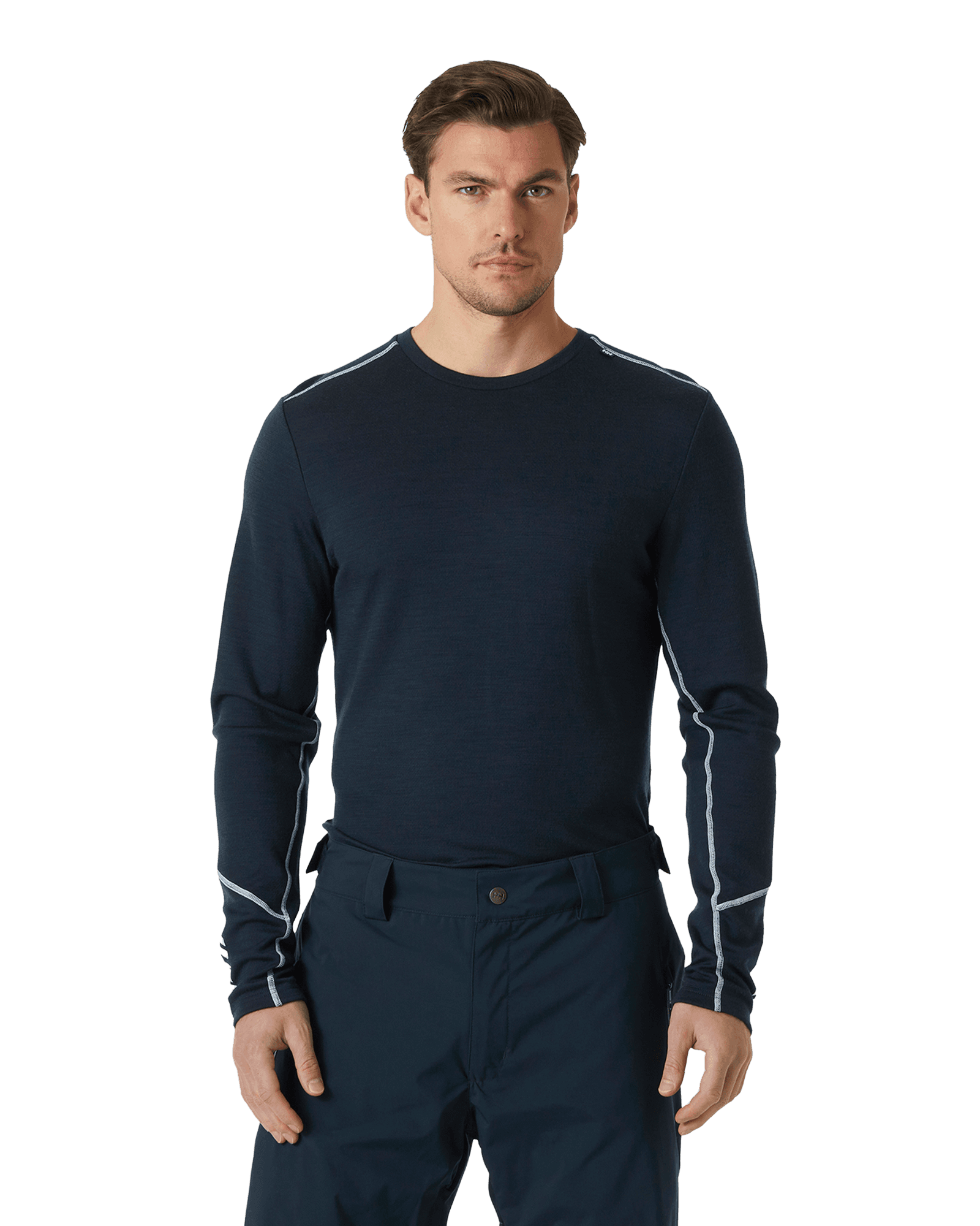 Lifa Merino Midweight Crew M Navy