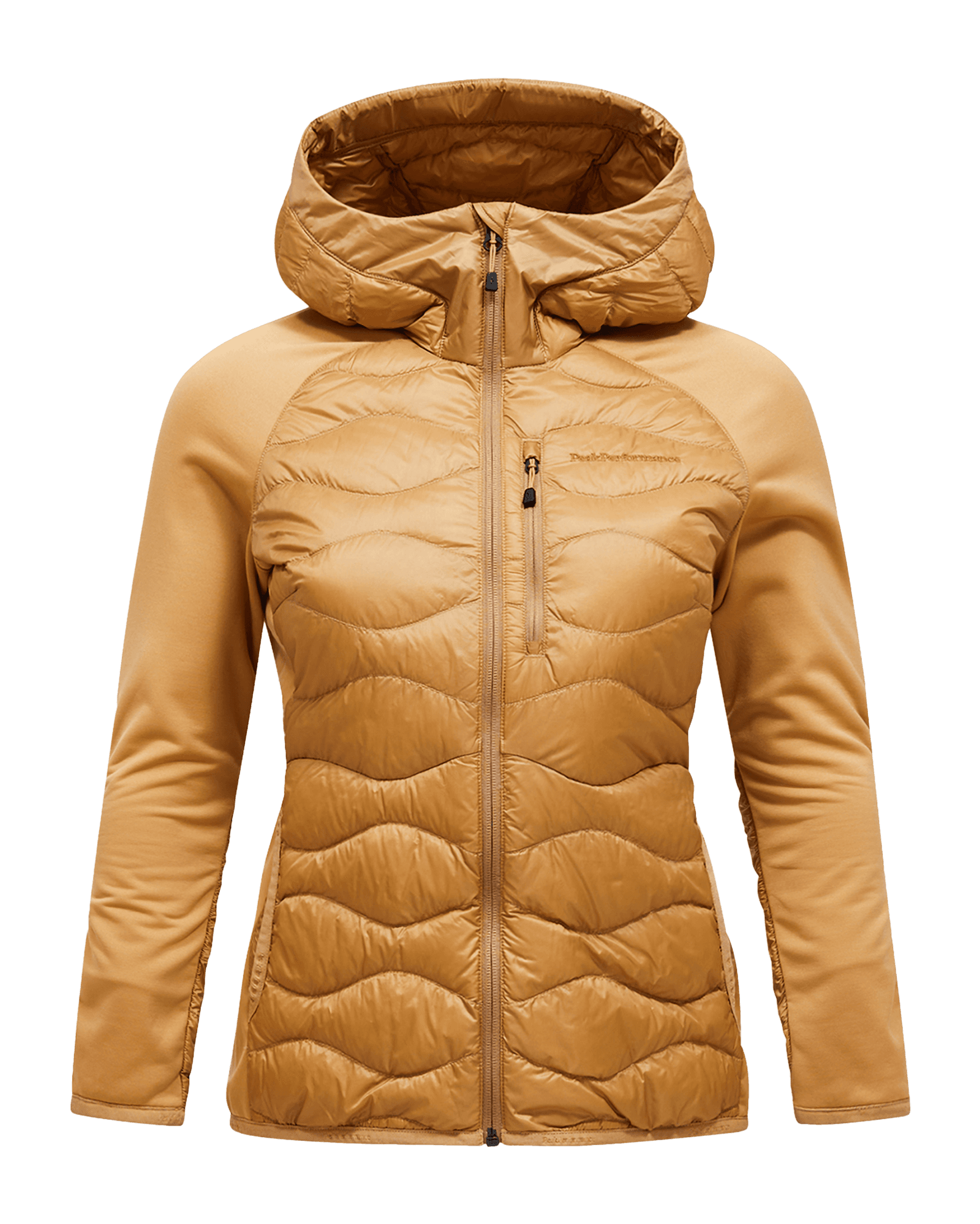 Helium Down Hybrid Hood W Sierra Sand