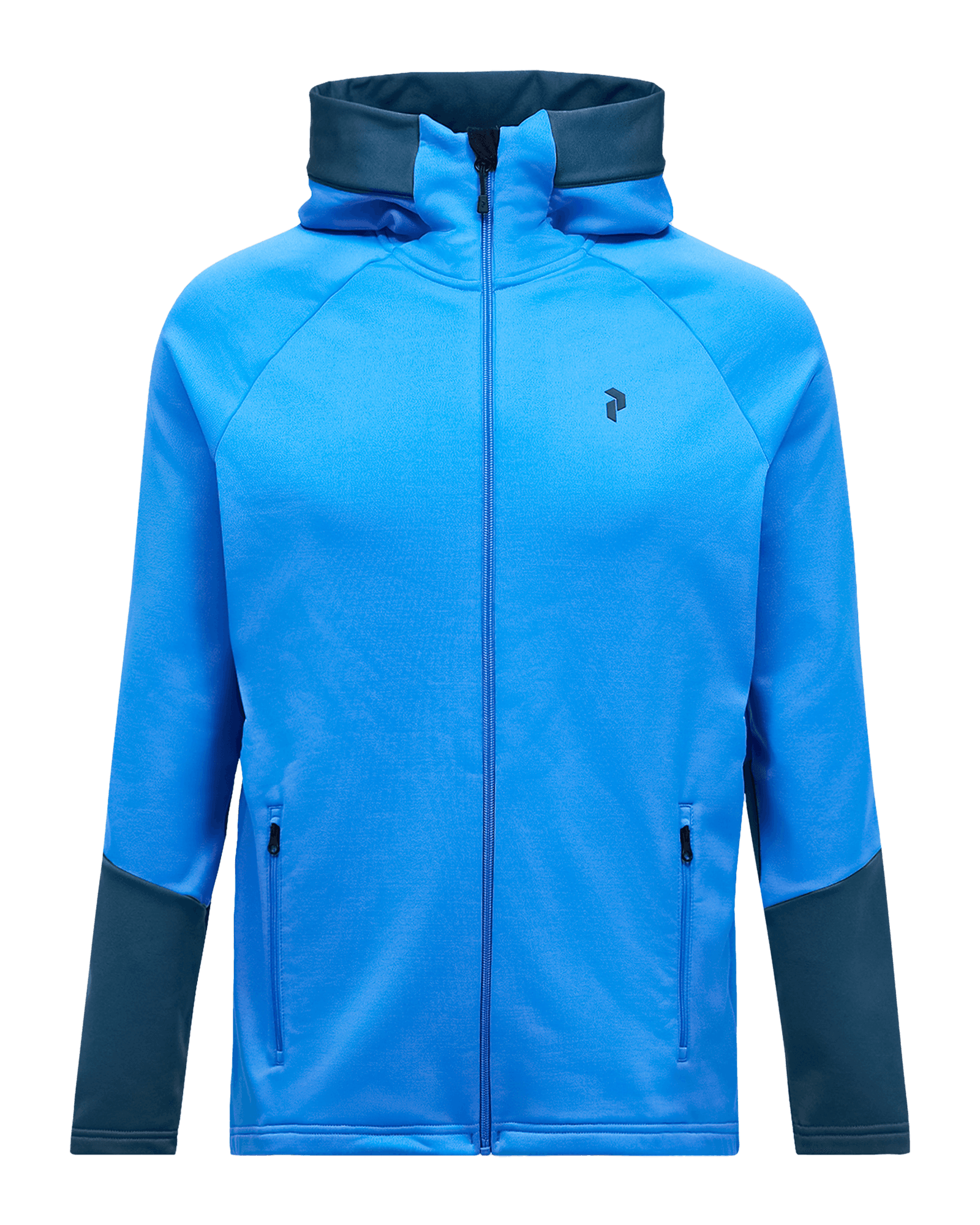 Rider Essentials Zip Hood M Azure Ascent/Mountain Lake