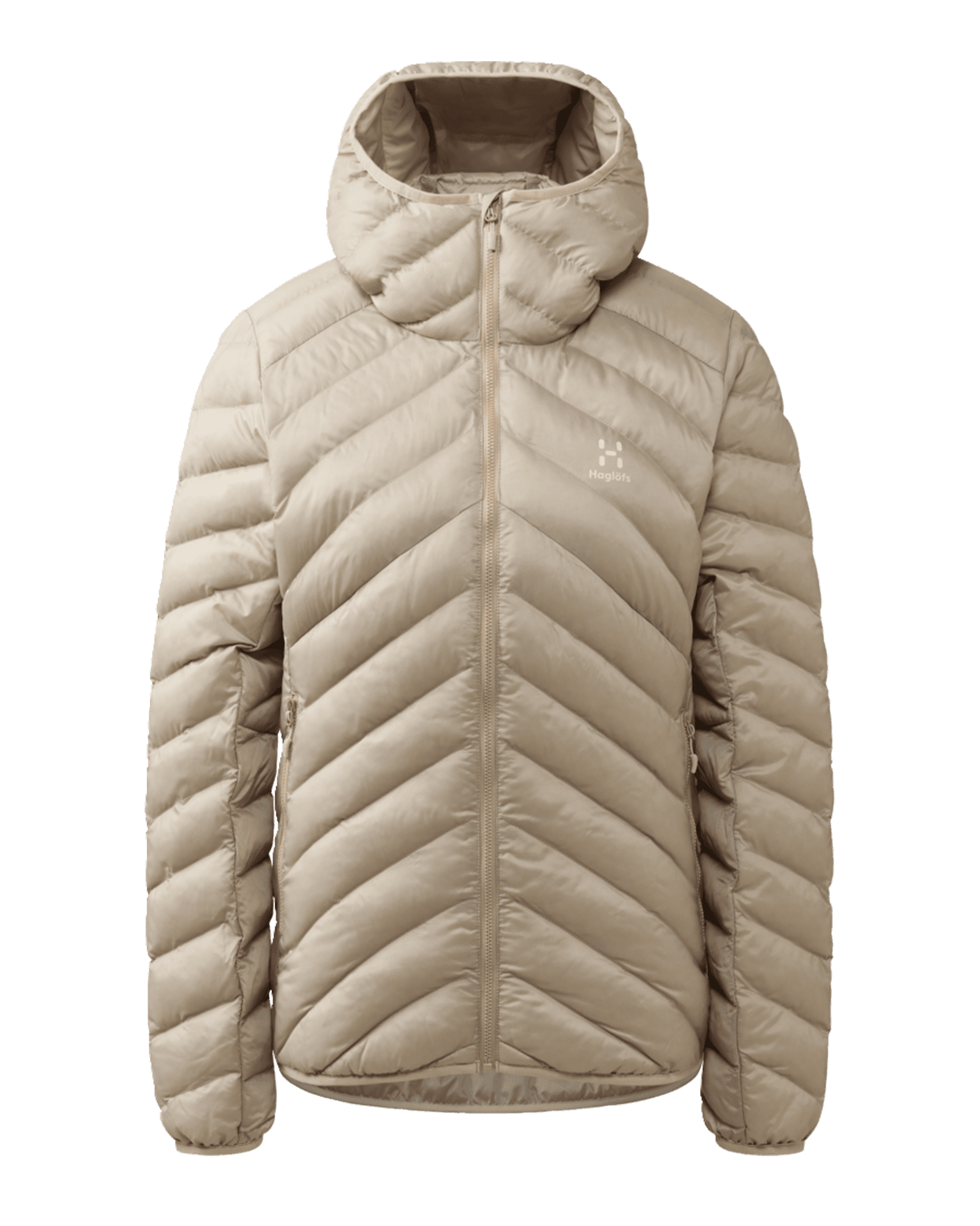 Särna Mimic Hood W Chalk Beige