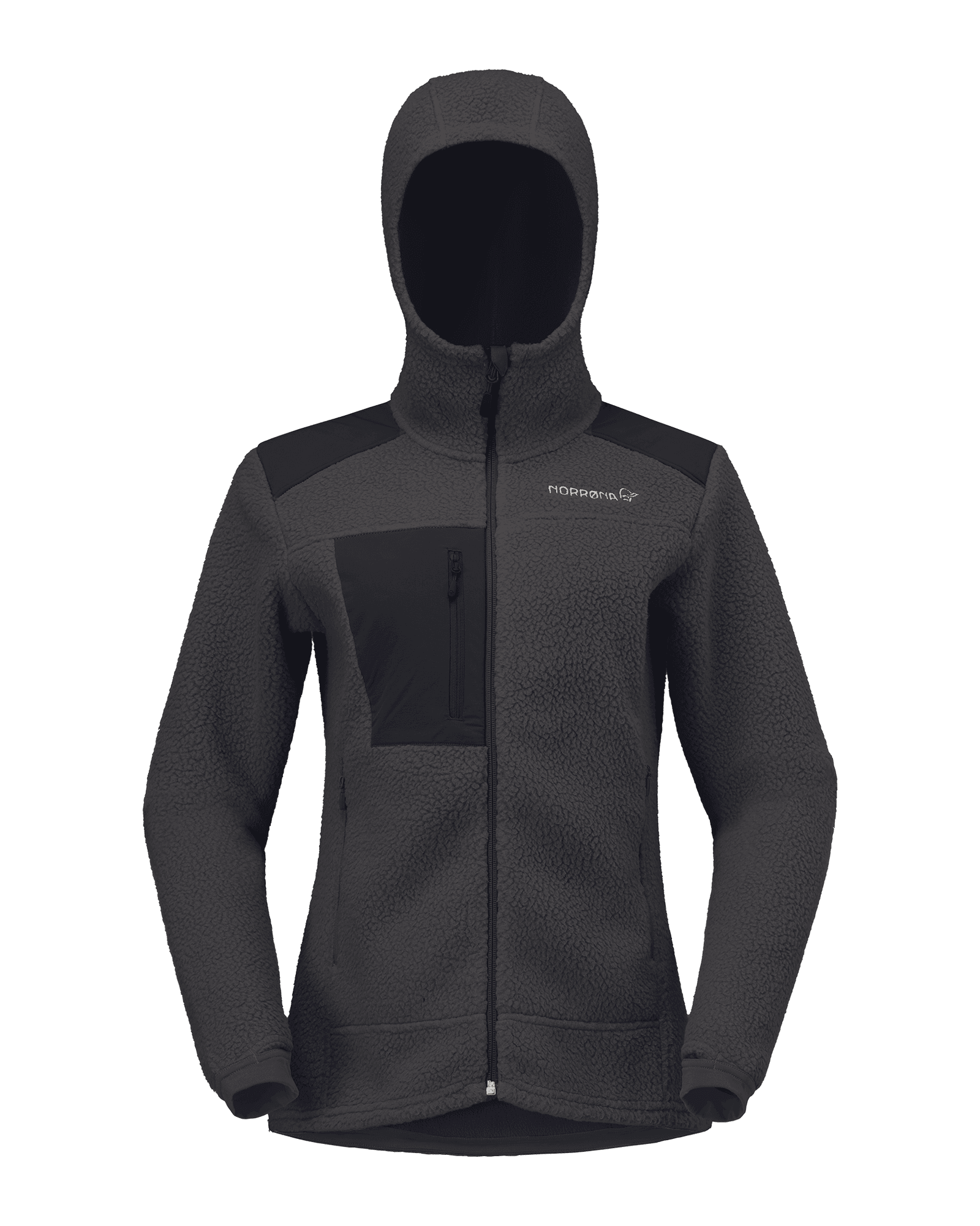 Trollveggen Warm Zip Hood W Phantom