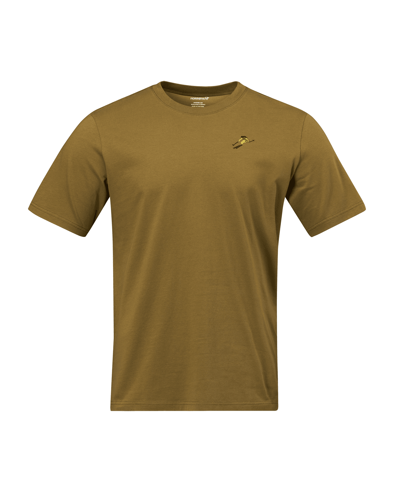 /29 Cotton Activity Embroidery T-Shirt M Dark Olive