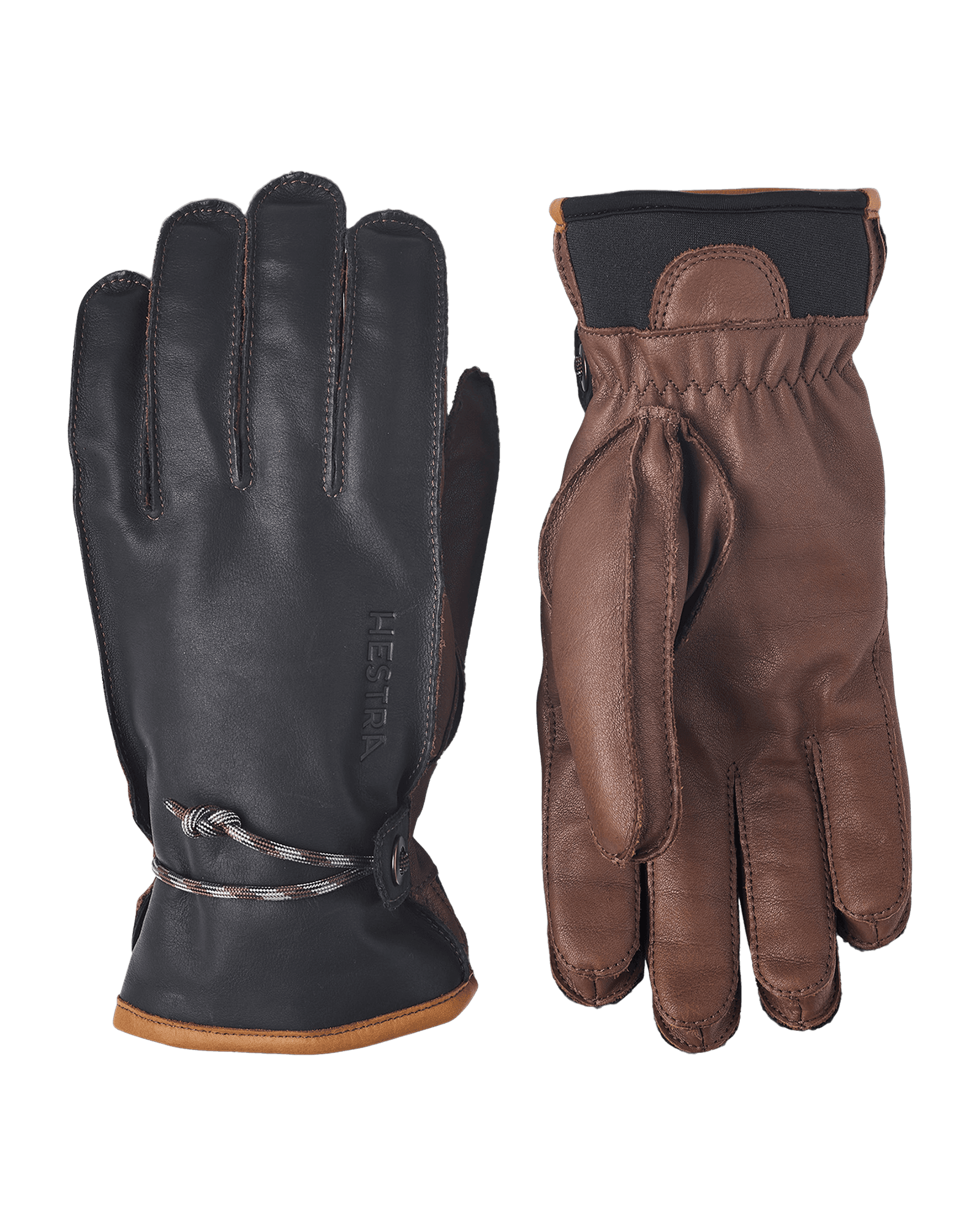 Wakayama - 5 Finger Navy/Brown