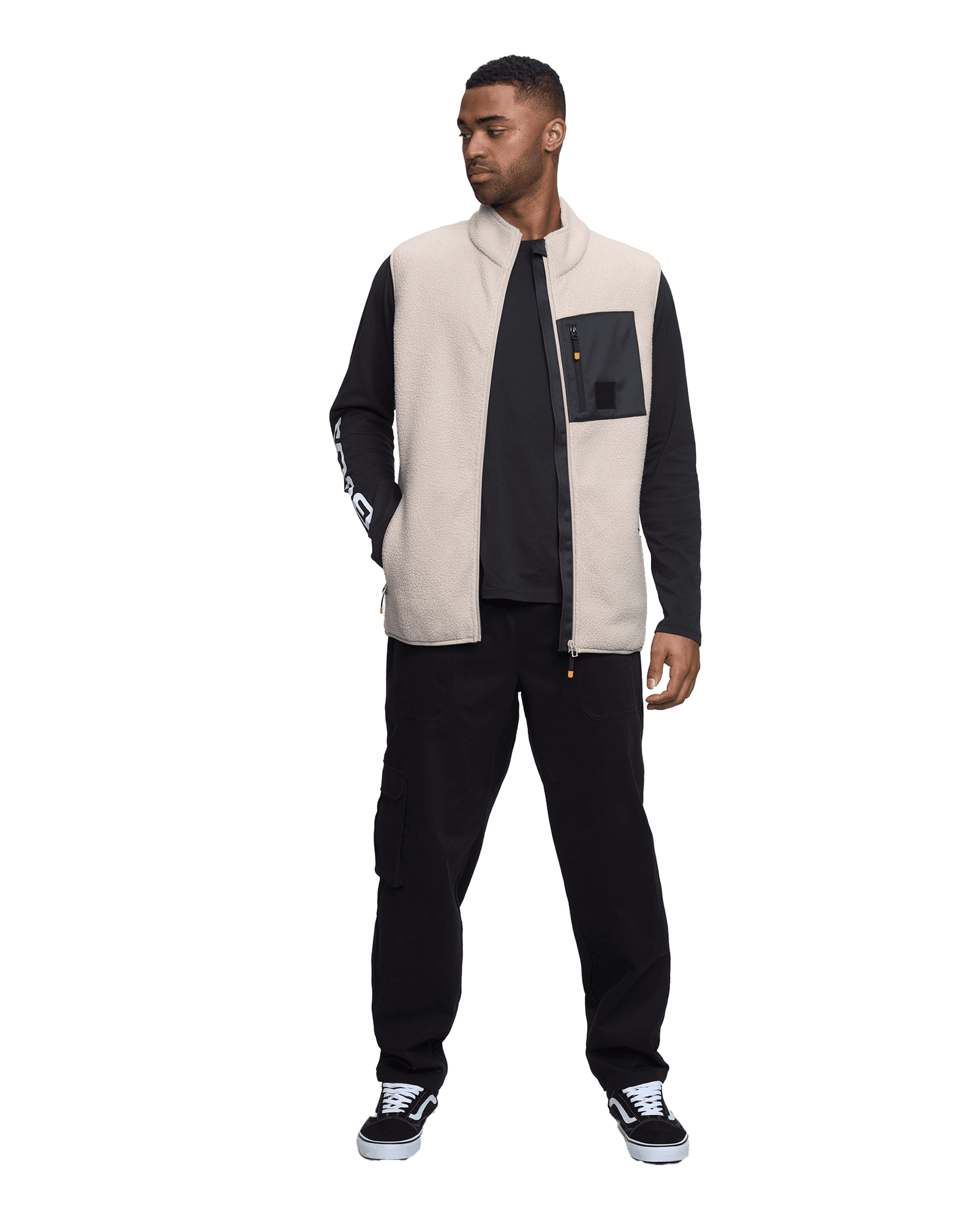 Base Camp Fleece Vest 2.0 M Chalk