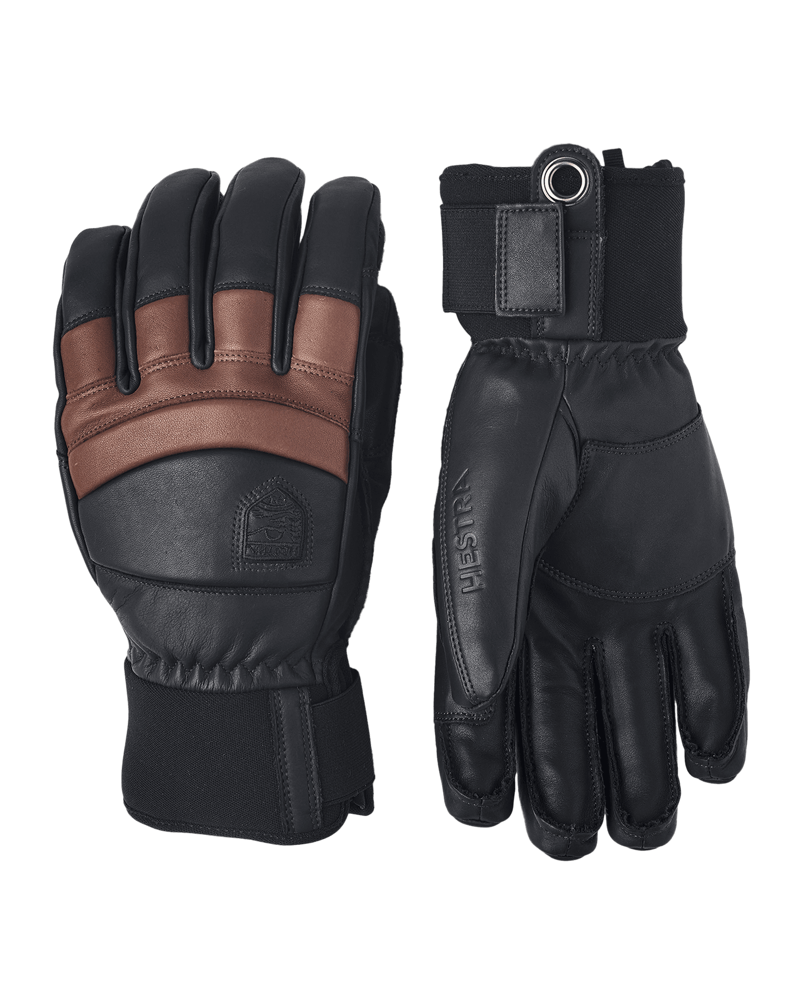 Fall Line - 5 Finger Navy/Brown