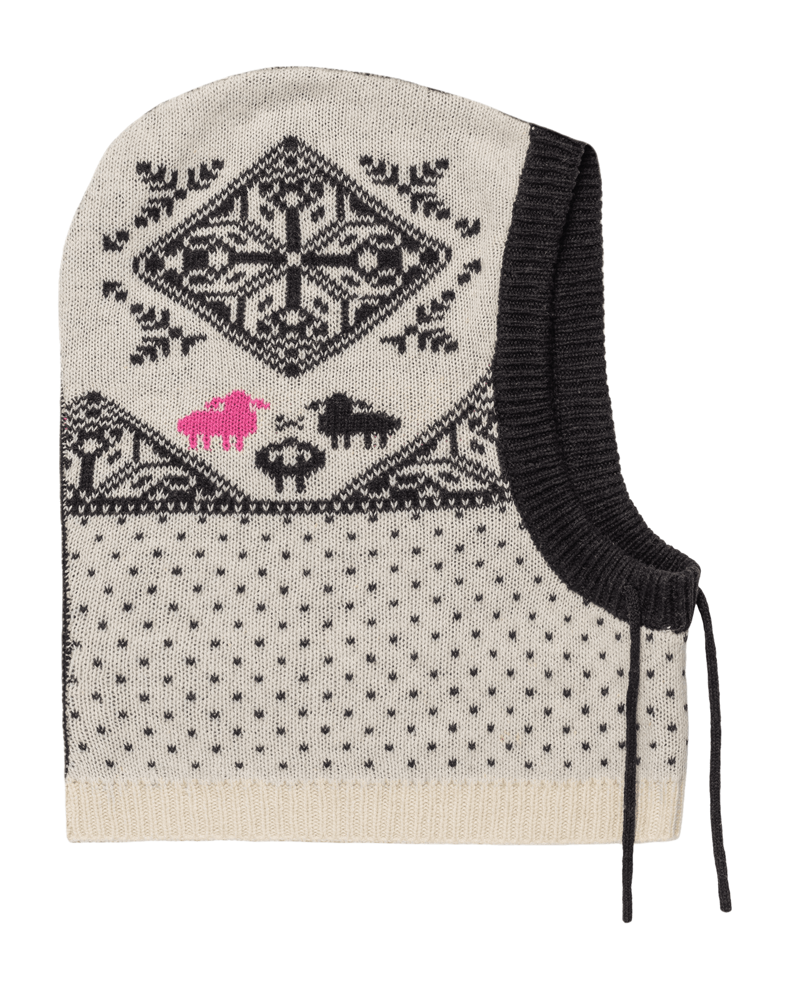 Saga Knit Balaclava Off White