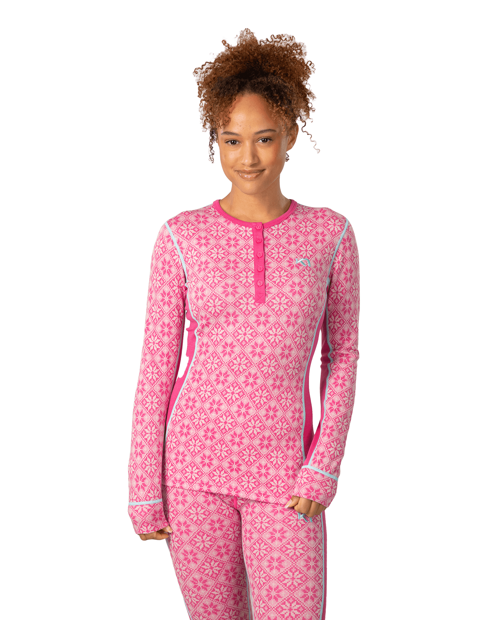 Rose L/S W Bright Pink