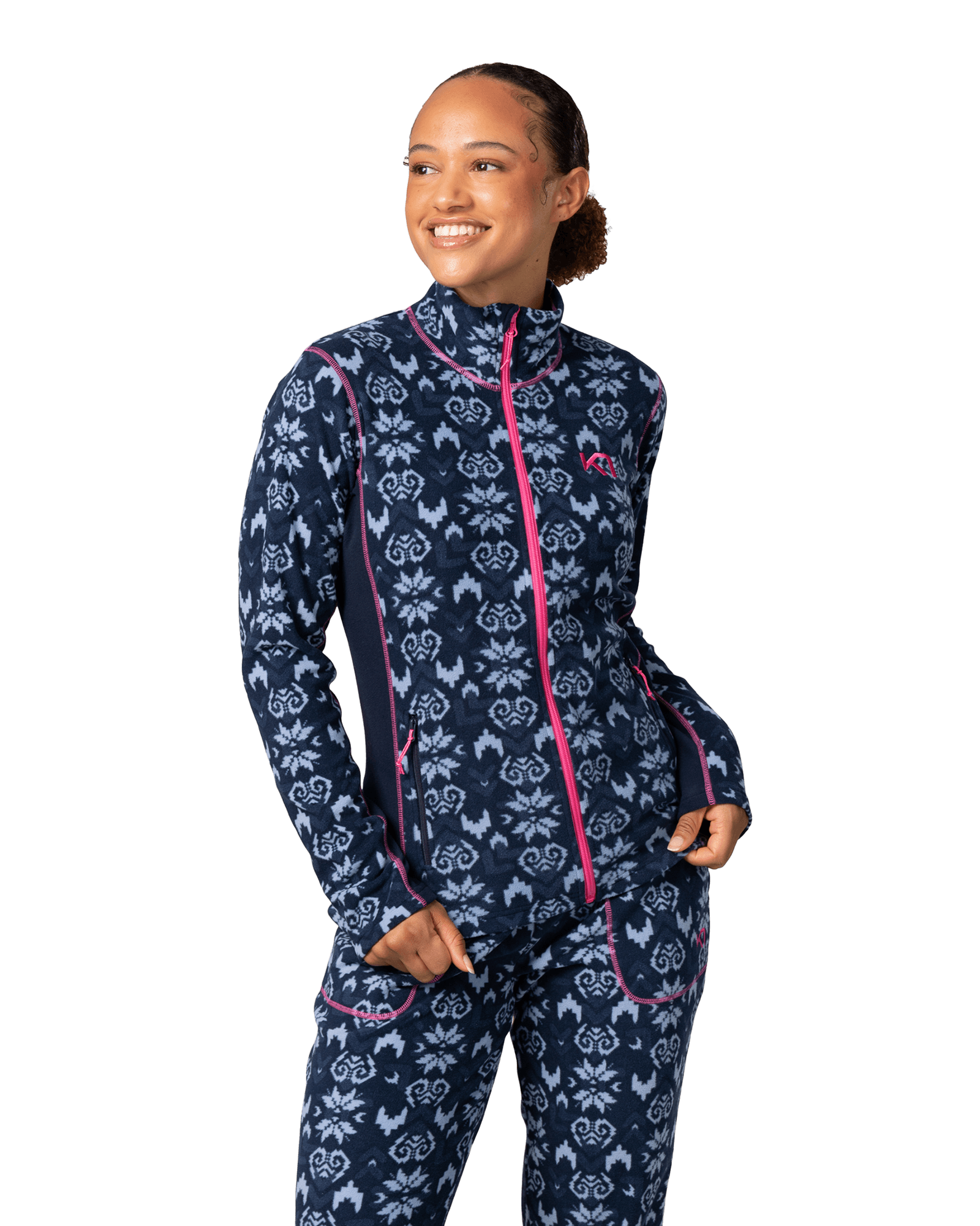 Olga Fleece W Dark Navy Blue