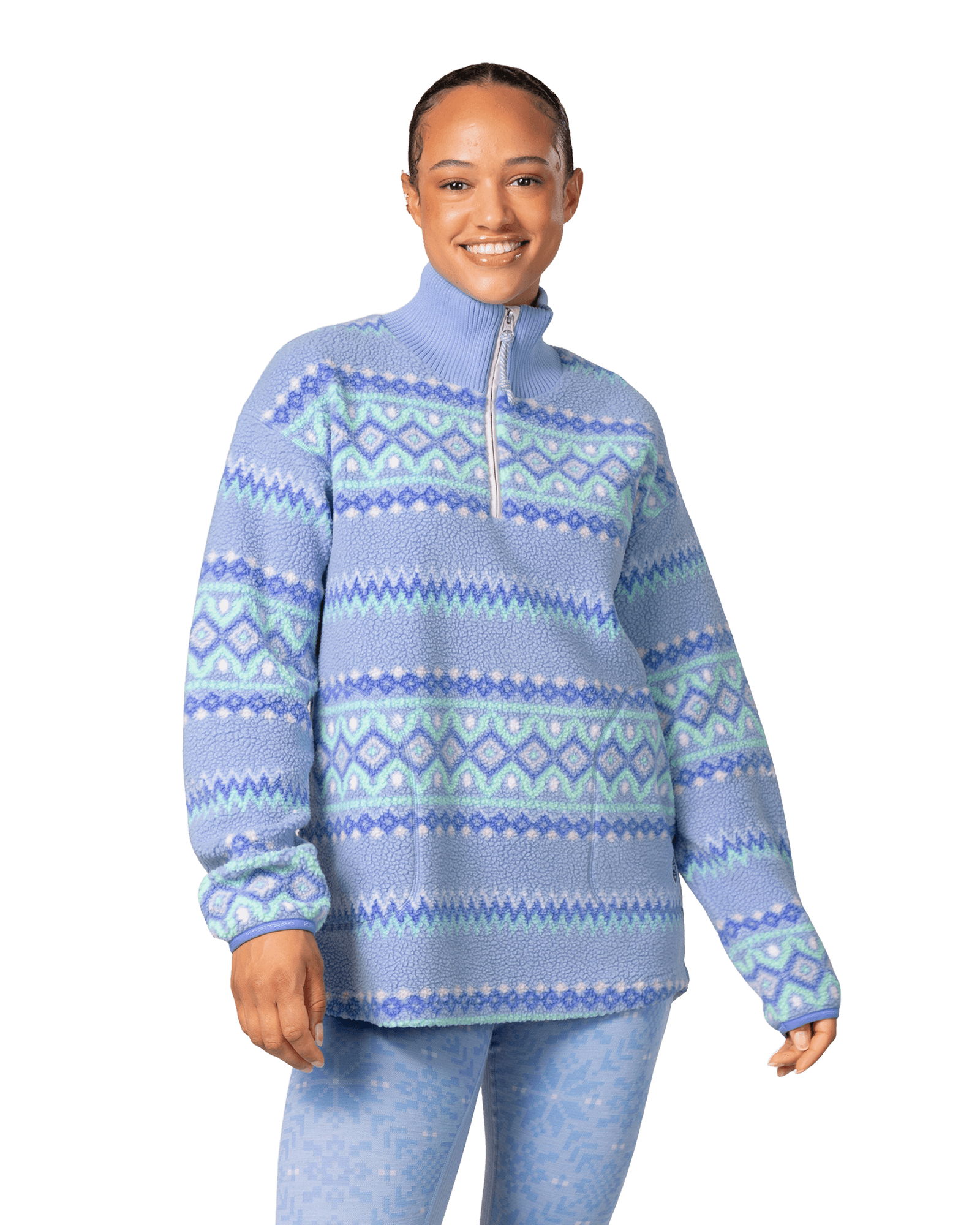 Ruthie Midlayer H/Z W Pastel Light Blue