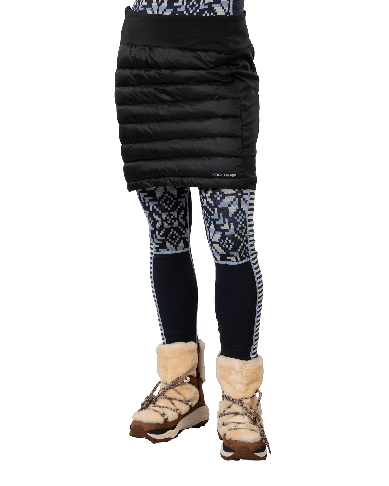 Emilie Down Skirt W Black