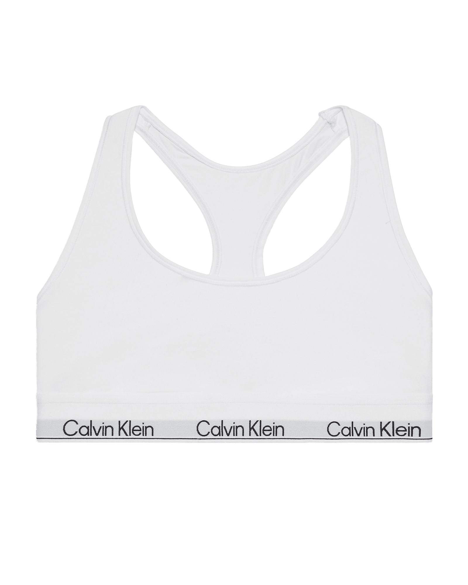 Unlined Bralette W White